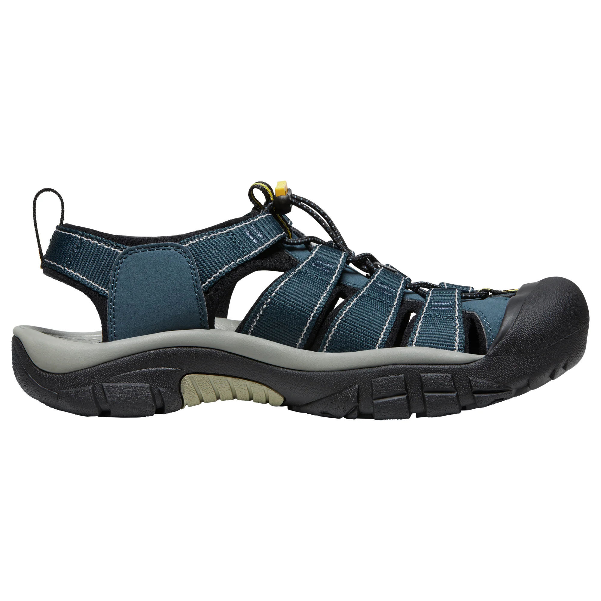 Keen Men's Newport H2 Closed Toe Sandals (Navy/Medium Grey) - Image 3