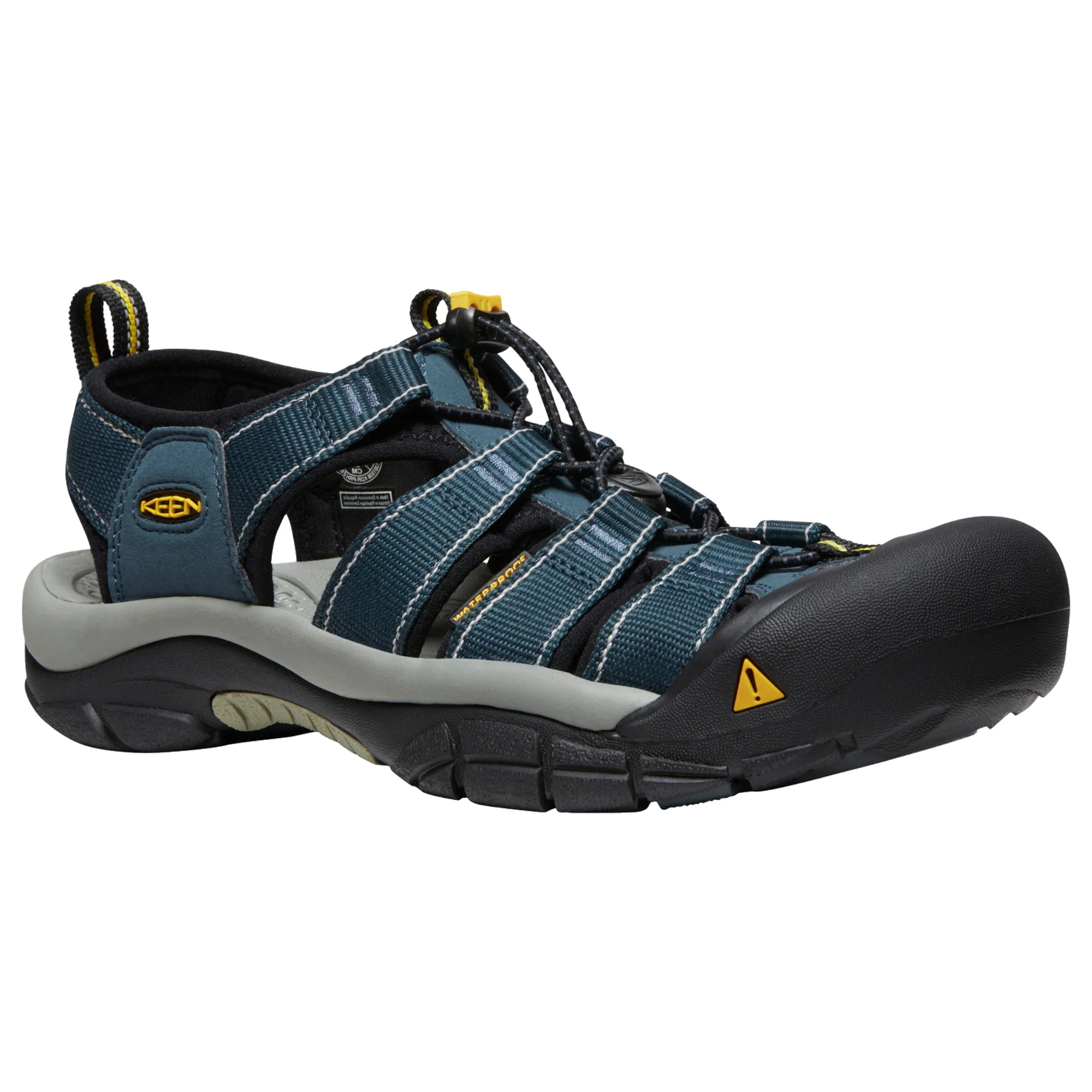 Keen Men's Newport H2 Closed Toe Sandals (Navy/Medium Grey) - Image 4