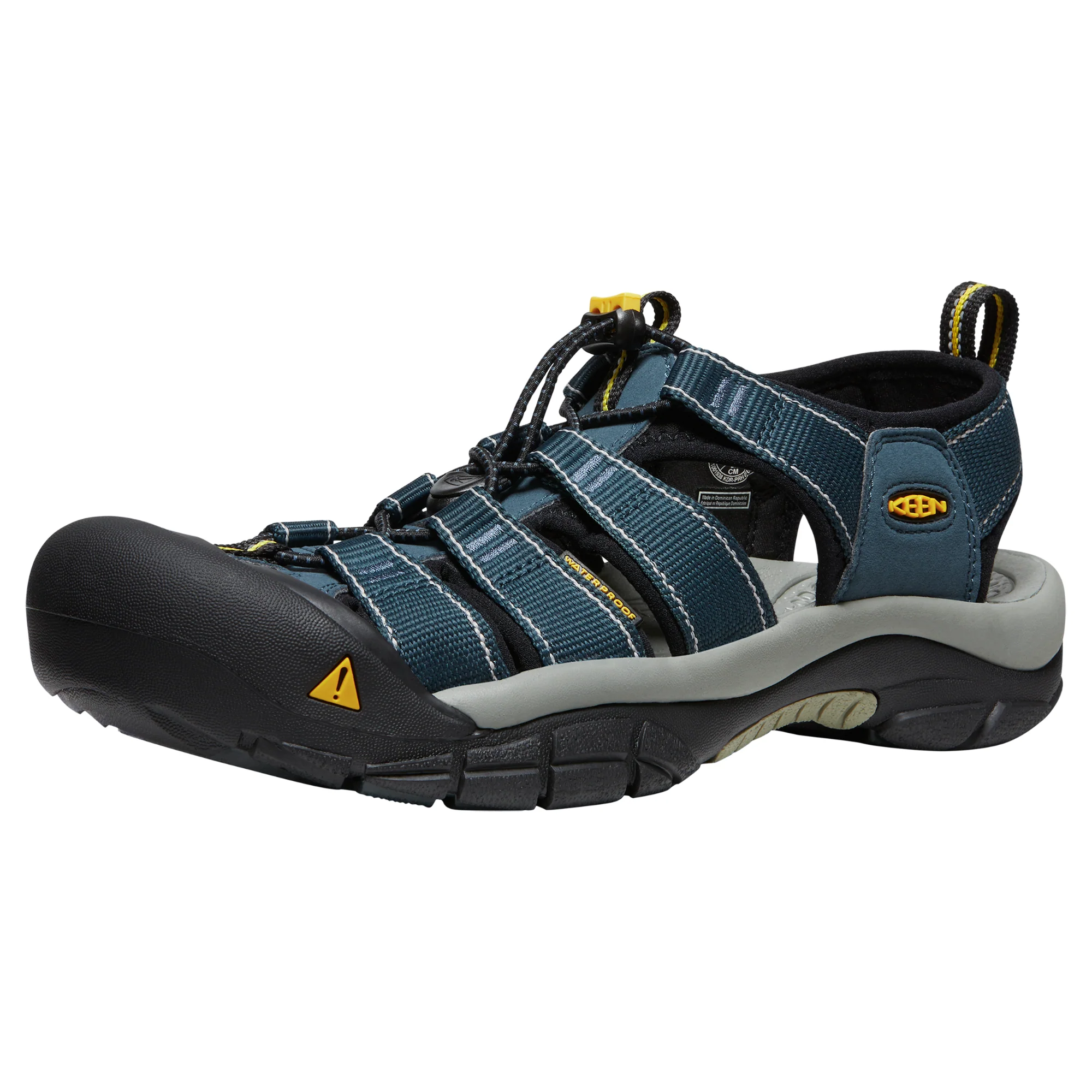 Keen Men's Newport H2 Closed Toe Sandals (Navy/Medium Grey) - Image 5
