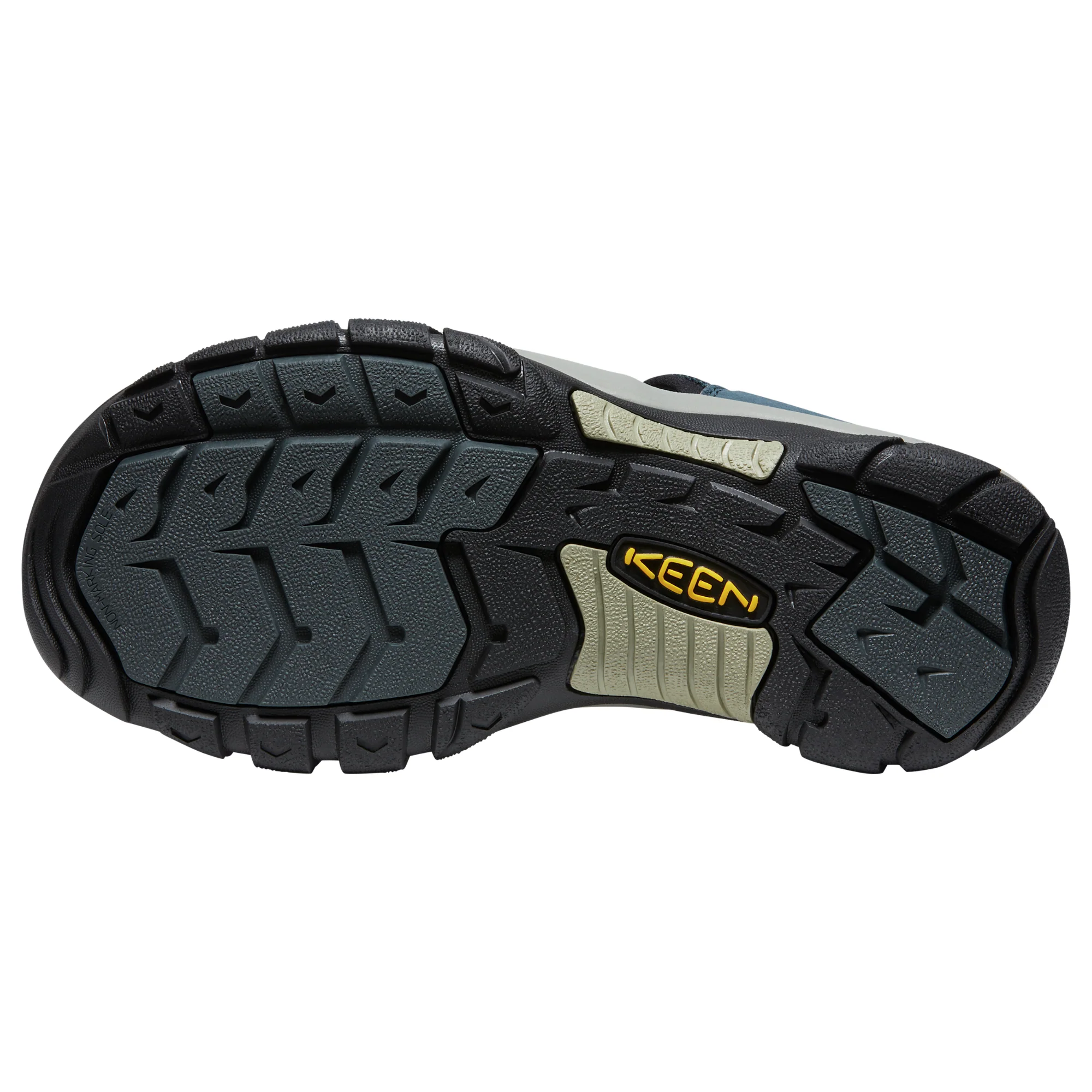 Keen Men's Newport H2 Closed Toe Sandals (Navy/Medium Grey) - Image 6