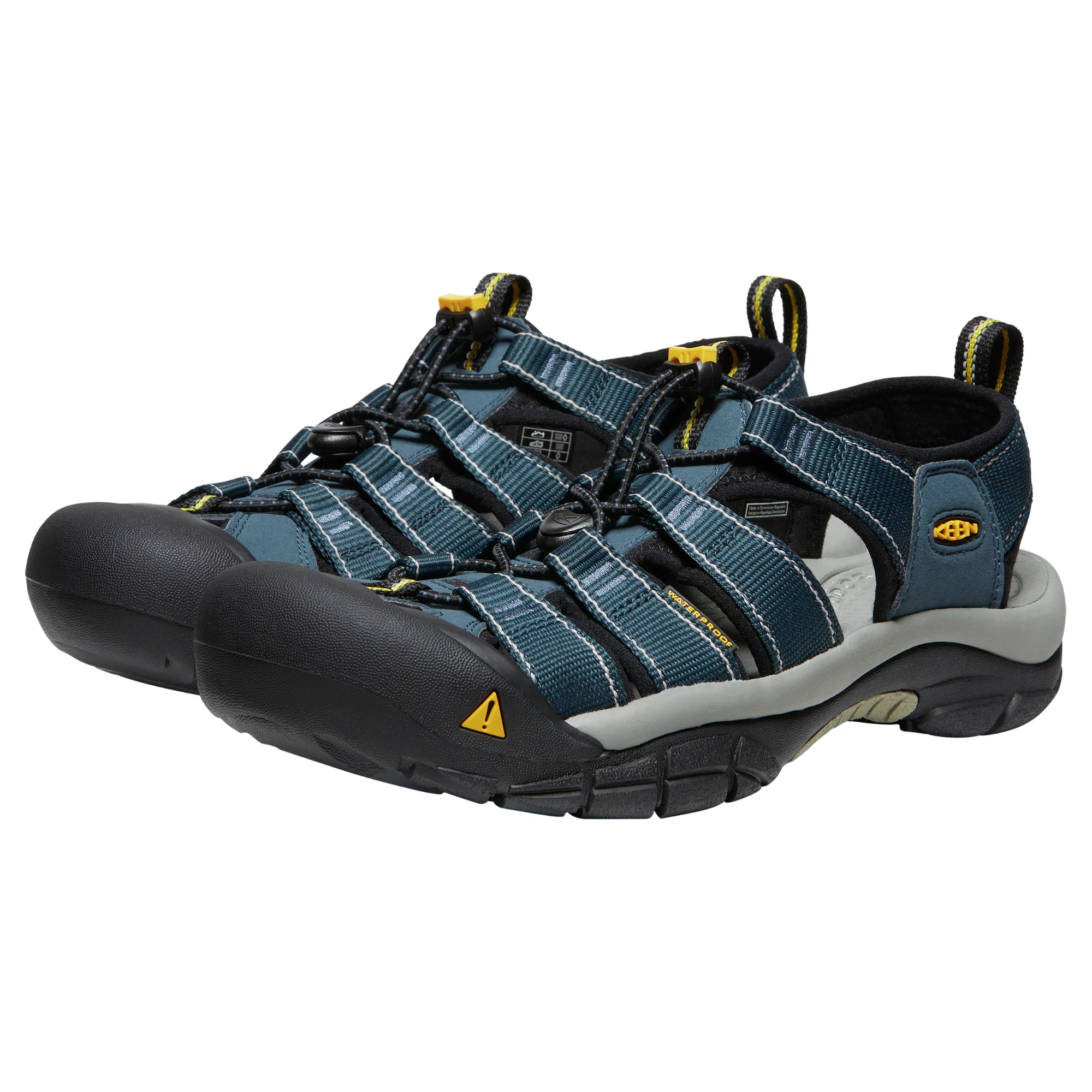 Keen Men's Newport H2 Closed Toe Sandals (Navy/Medium Grey) - Image 7