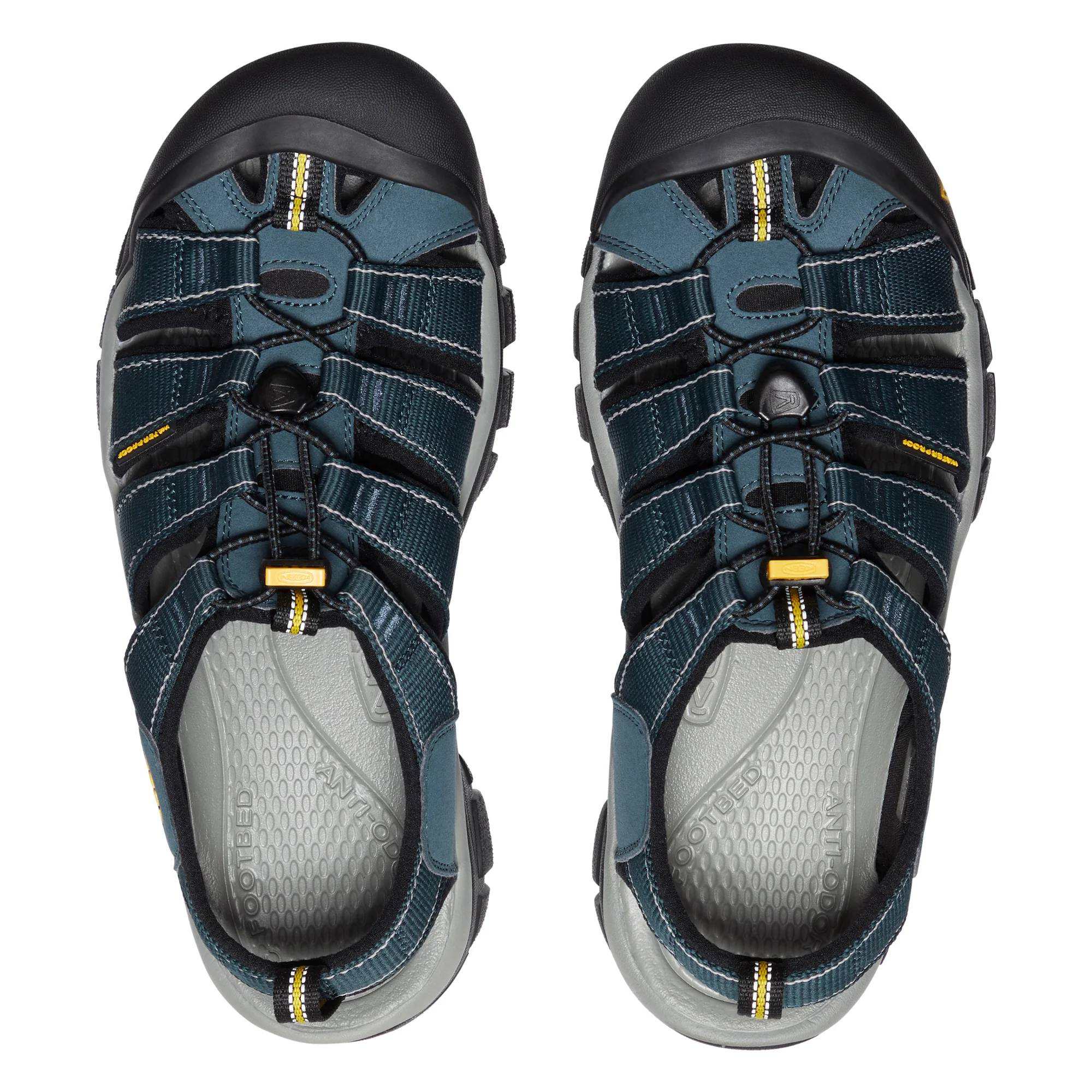 Keen Men's Newport H2 Closed Toe Sandals (Navy/Medium Grey) - Image 8