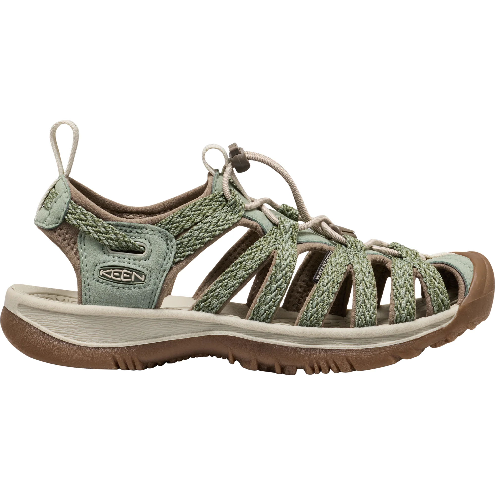 Keen Women's Whisper Closed Toe Sandals (Lily Pad)