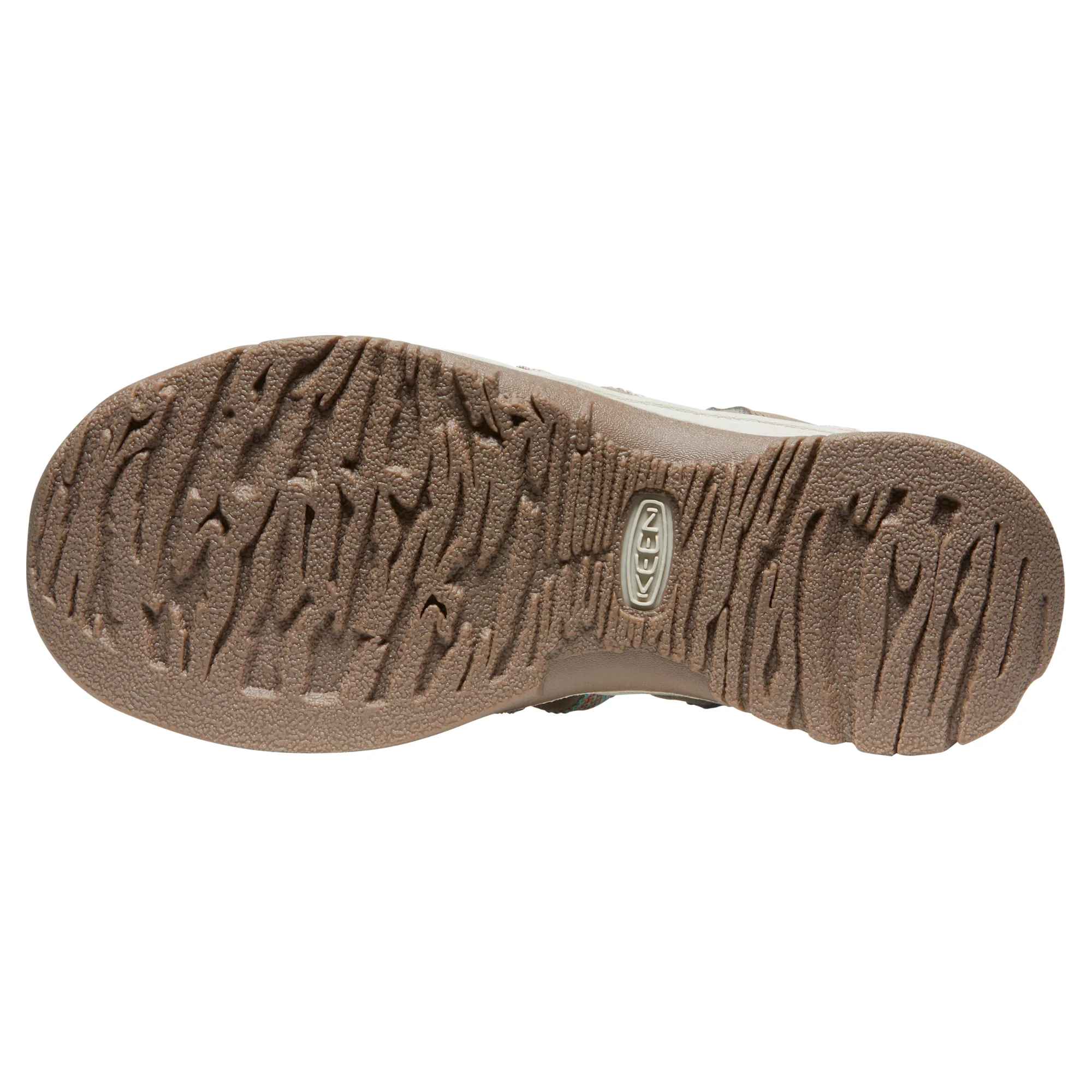 Keen Women's Whisper Closed Toe Sandals (Taupe/Coral) - Image 6