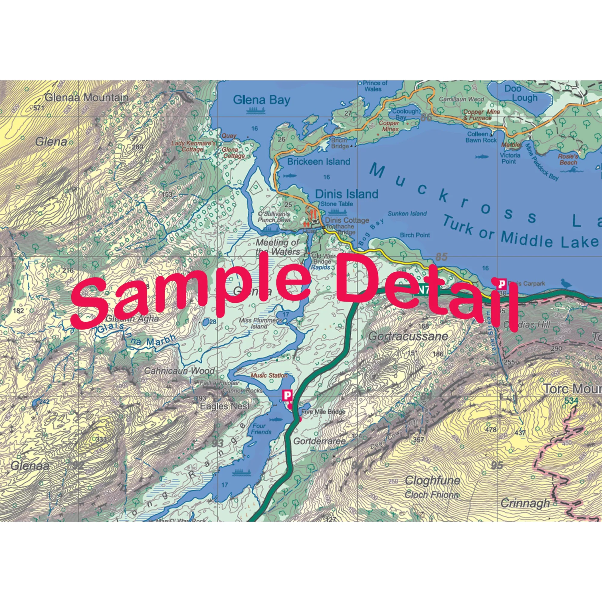 EastWest Mapping Killarney National Park Laminated Waterproof Map (1:20,000) - Image 3