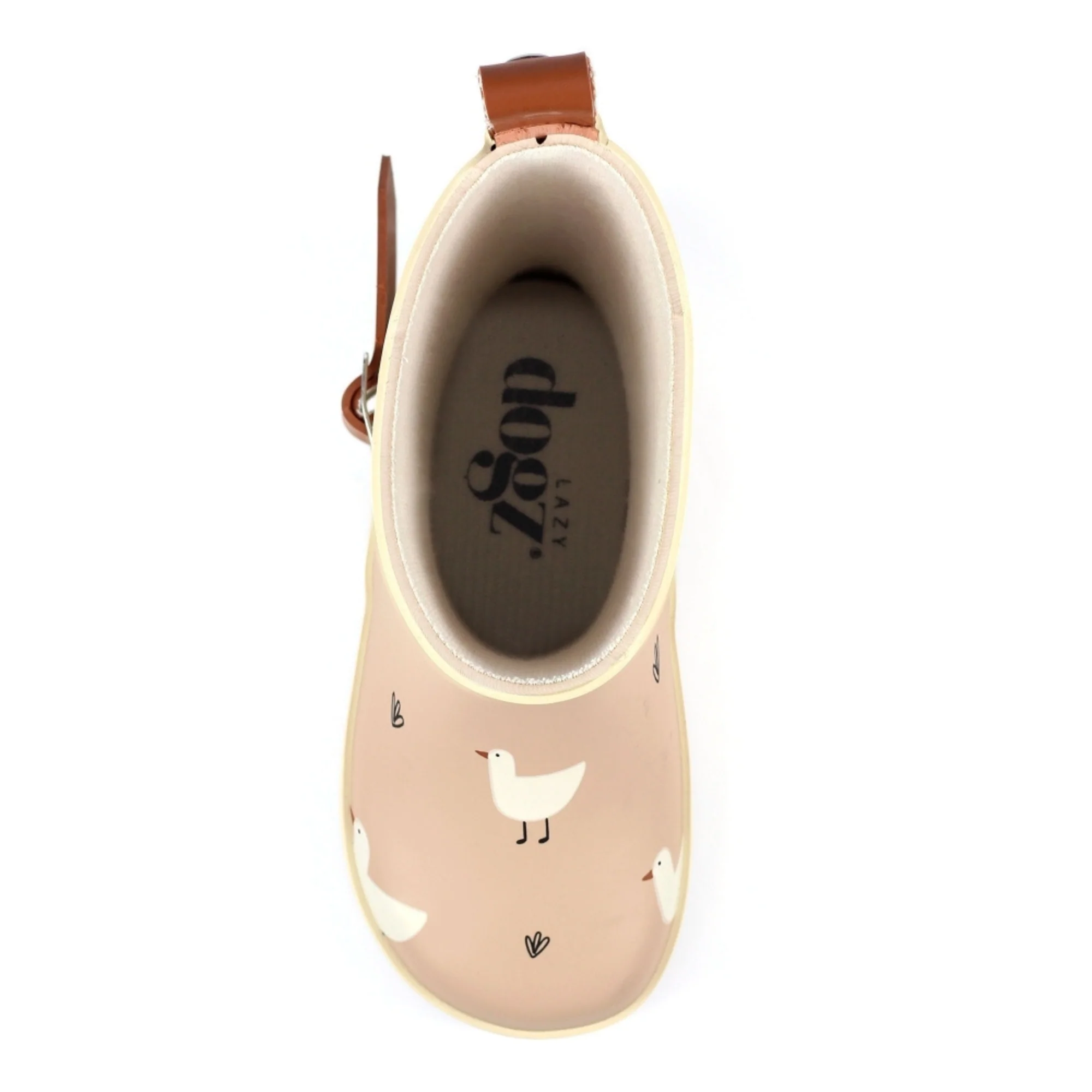 Lazy Dogz Toddler Downy Wellies (Beige)(Sizes C5-C11) - Image 5