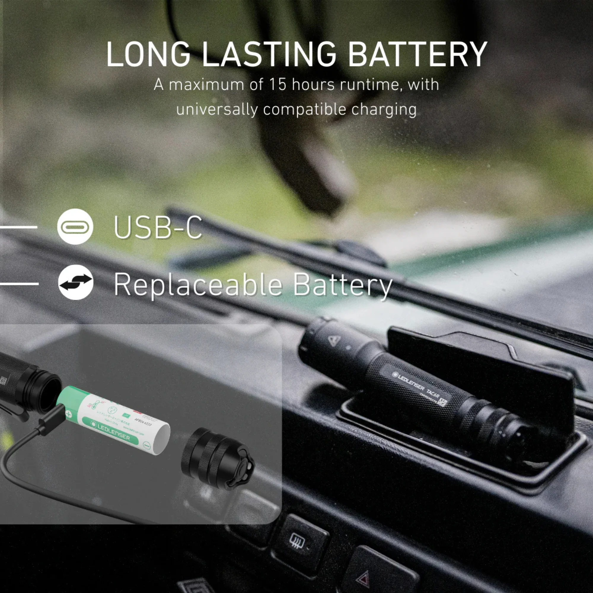 Ledlenser Tactical TAC6R Rechargeable Torch - Image 10