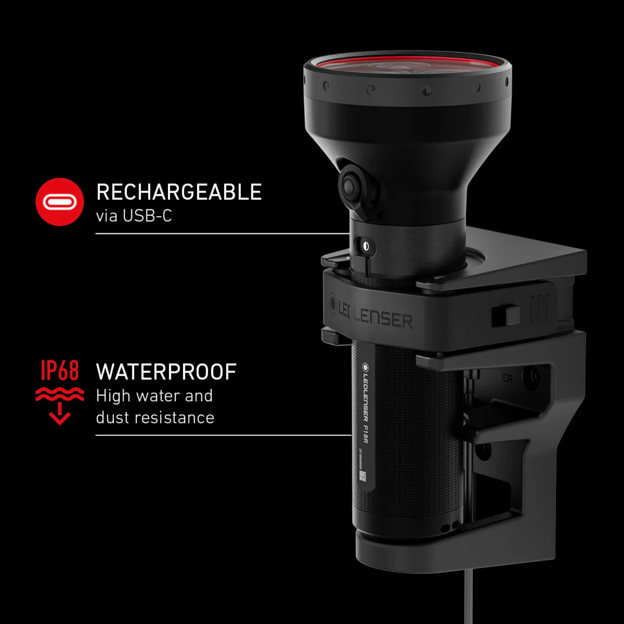 Ledlenser P18R Core Rechargeable Torch - Image 5