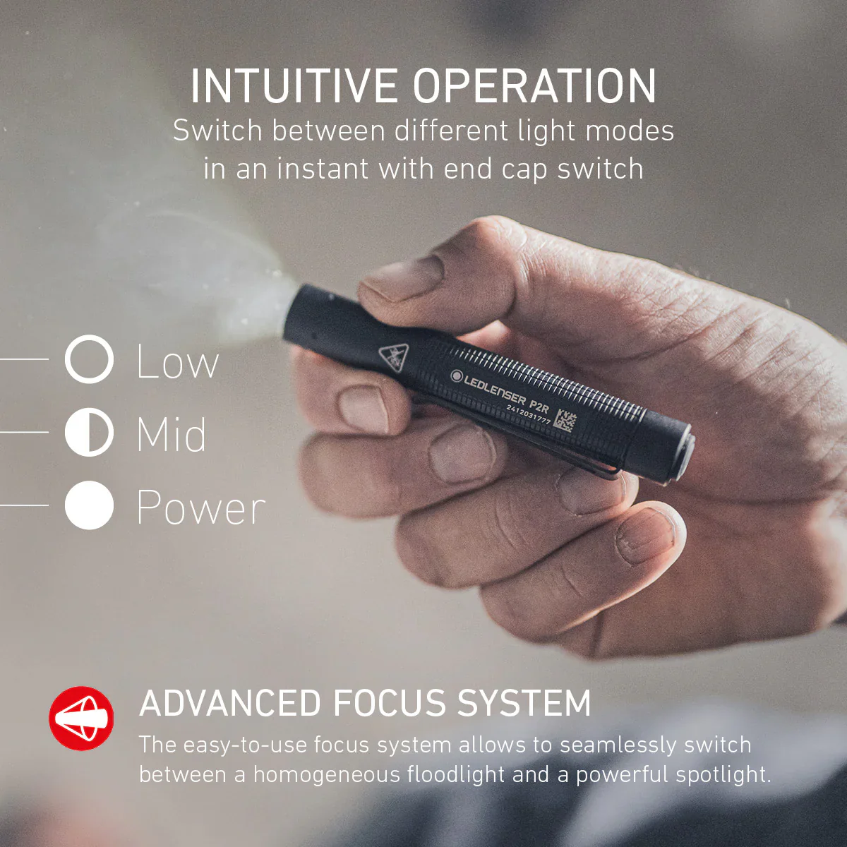 Ledlenser P2R Core Rechargeable Torch - Image 3