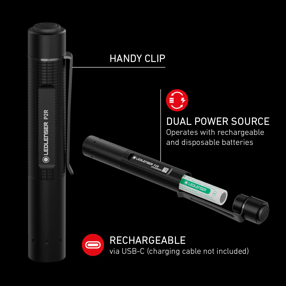 Ledlenser P2R Core Rechargeable Torch - Image 4