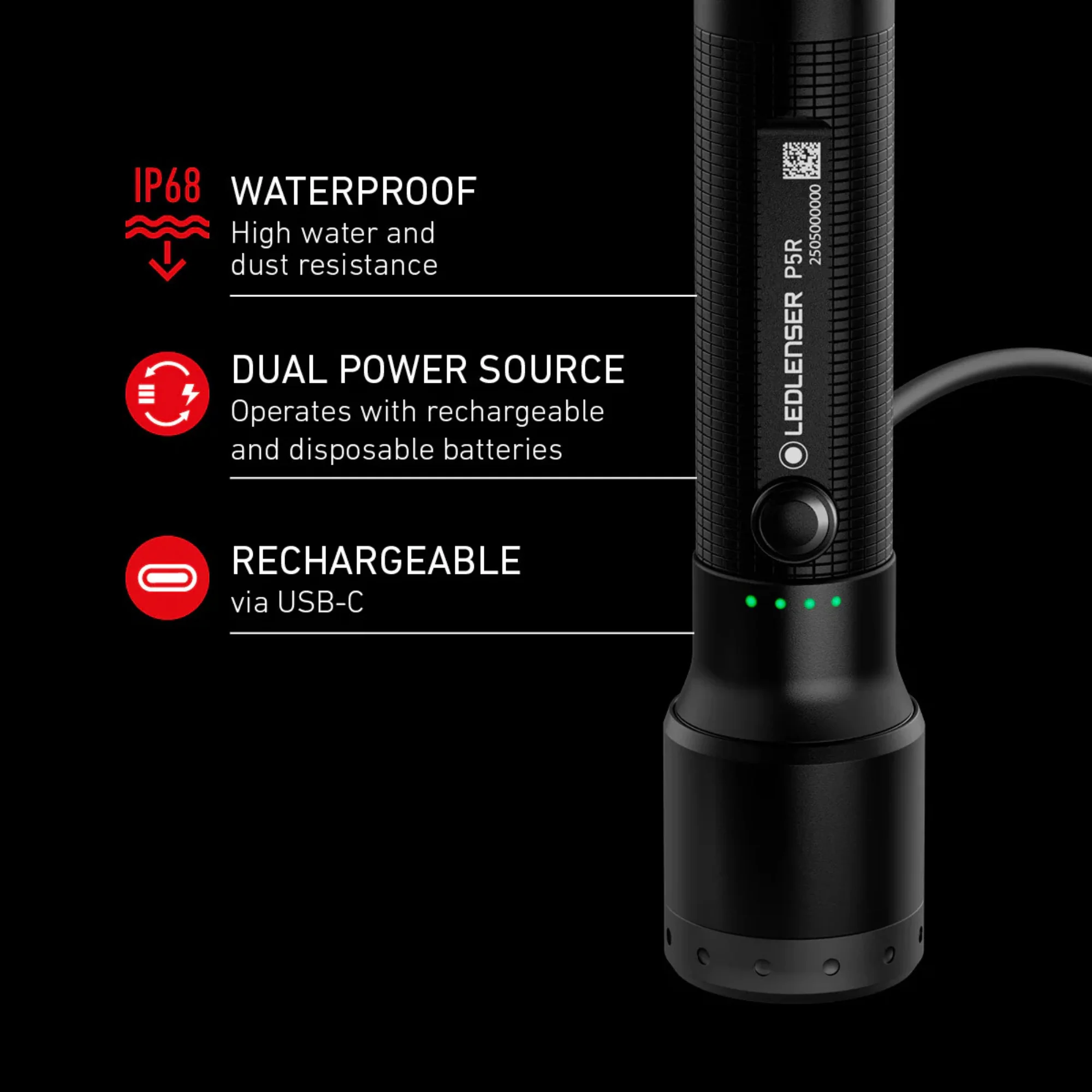 Ledlenser P5R Core Rechargeable Torch - Image 5