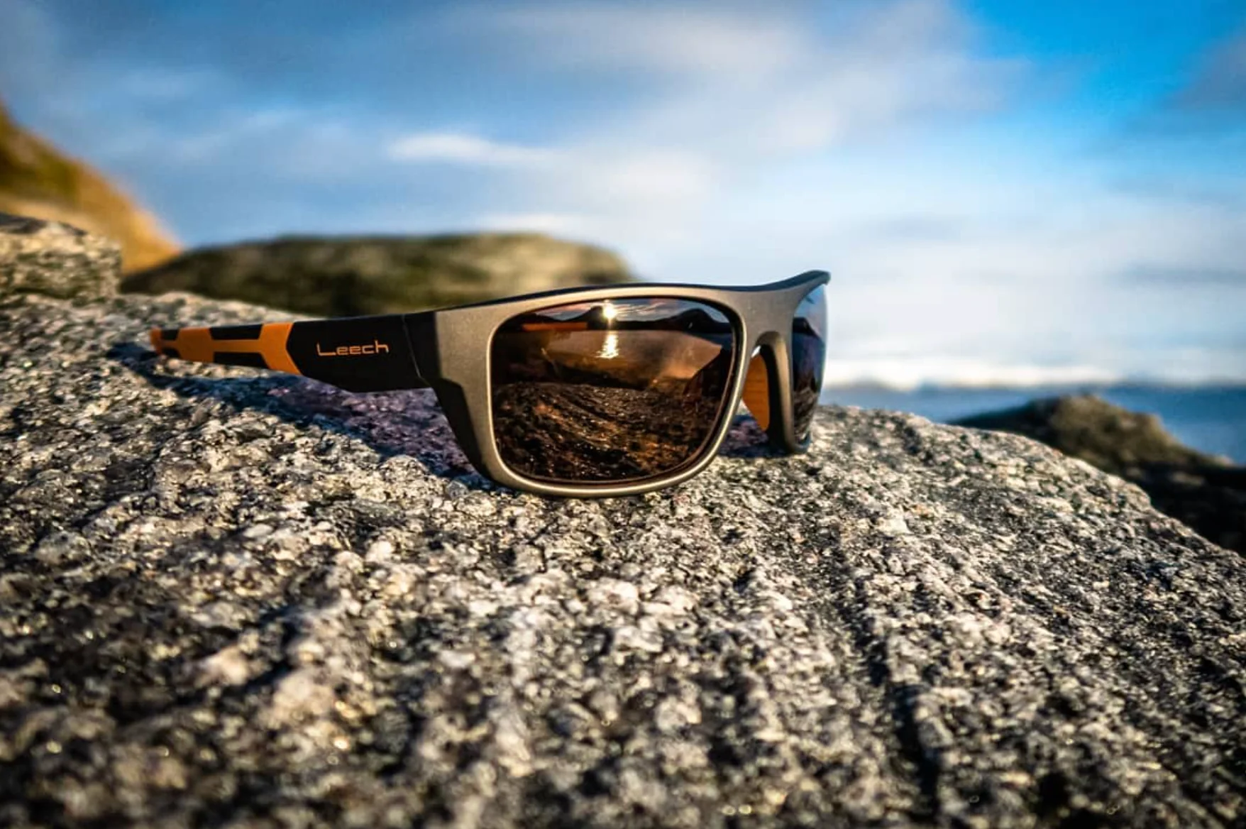 Leech Moonstone Polarized Sunglasses (Orange/Copper) - Image 2