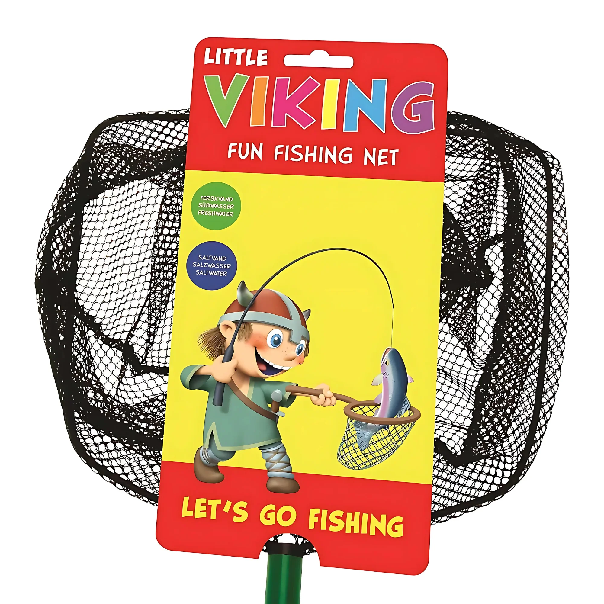 Kinetic Kids Little Viking Fun Fishing Net (Green) - Image 2
