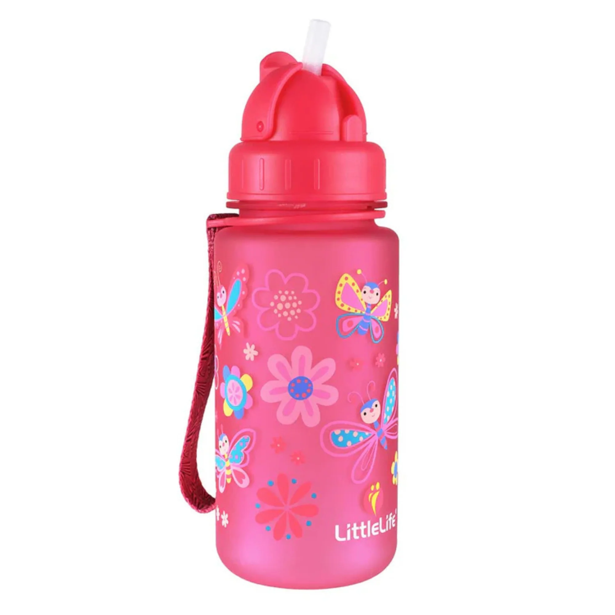 LittleLife Kids BPA Free 400ml Water Bottle (Butterfly) - Image 4