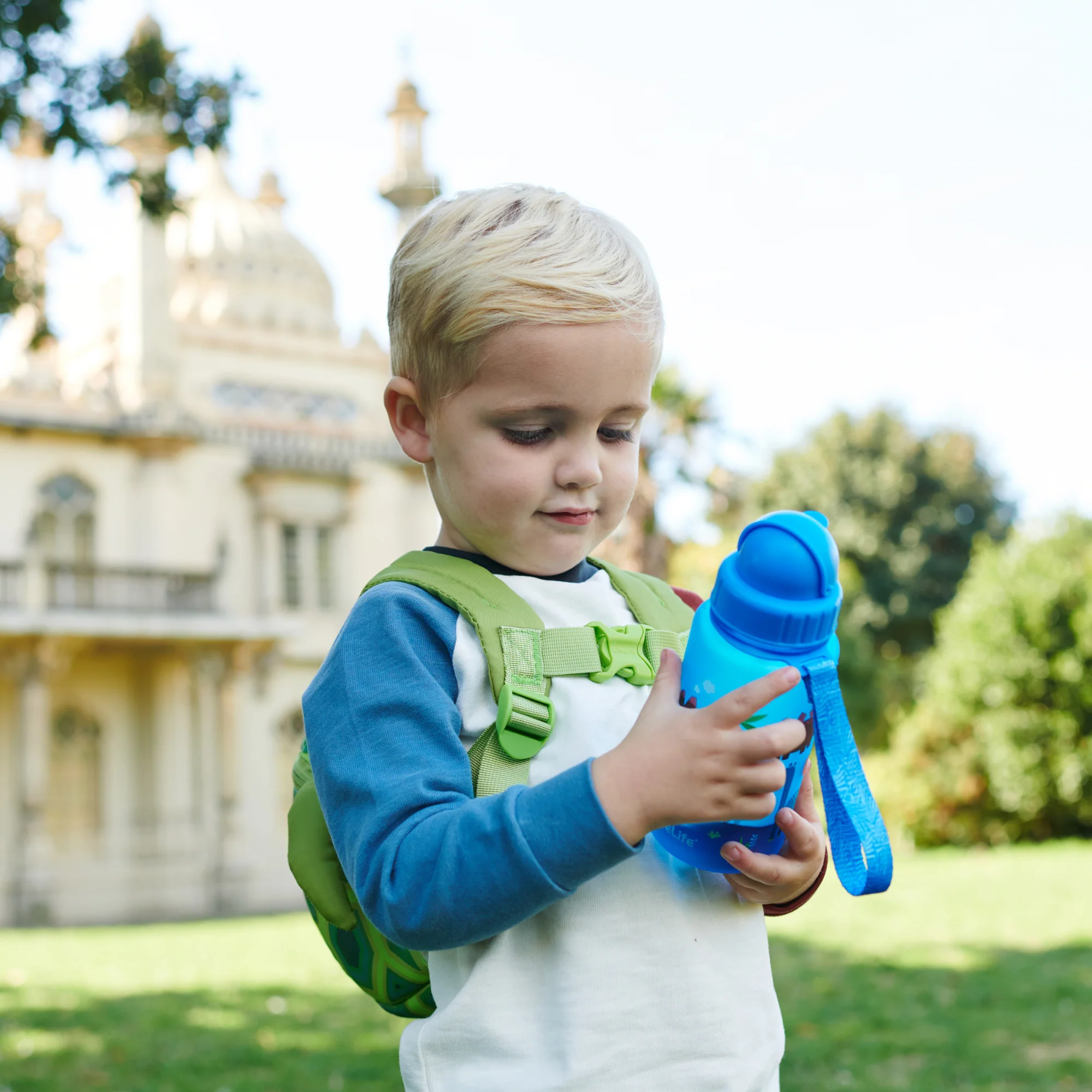 LittleLife Kids BPA Free 400ml Water Bottle (Dinosaur) - Image 6