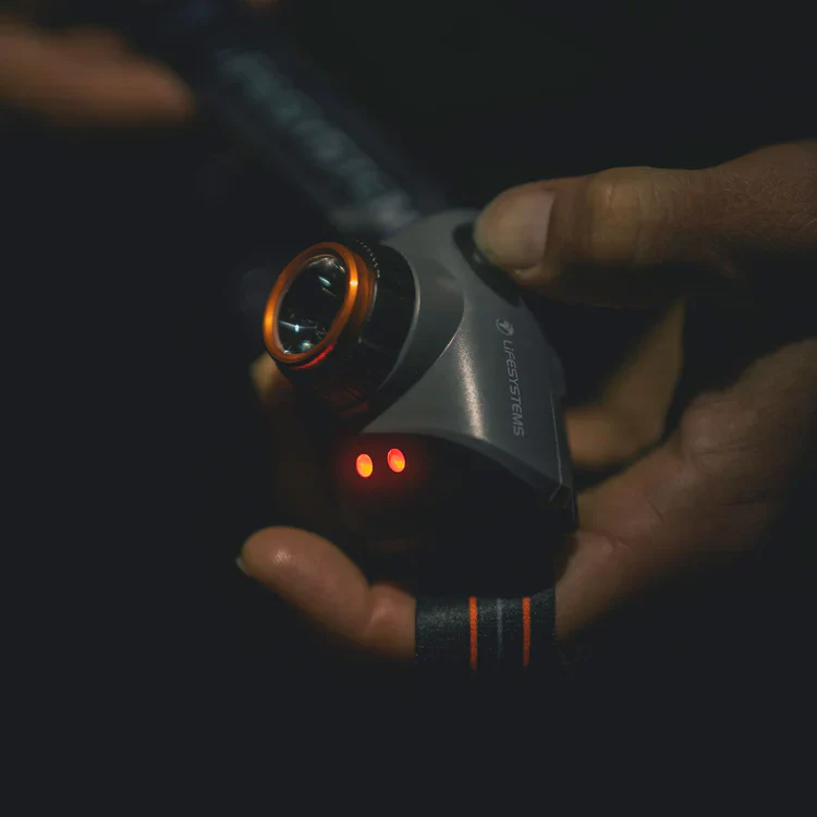 Lifesystems Intensity 580 Rechargeable LED Headtorch (Black/Orange) - Image 8