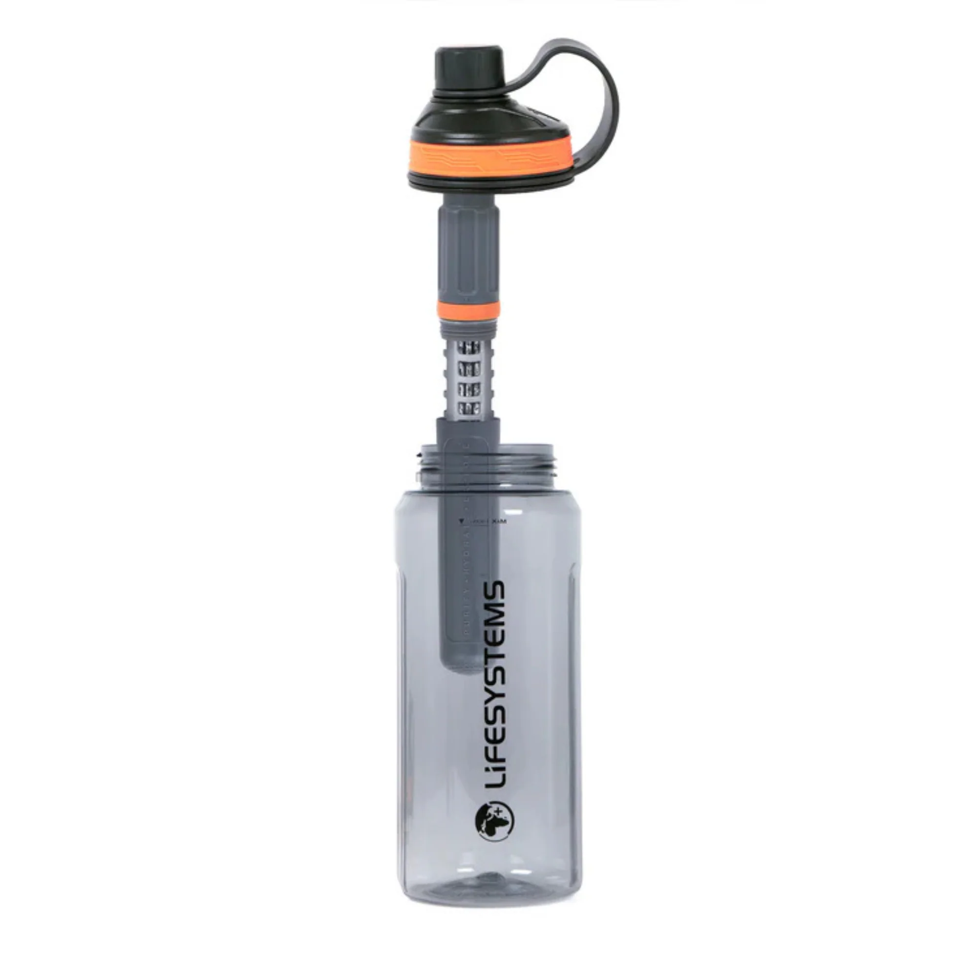 Lifesystems Water Filter & Purifier Bottle (1L)(Grey) - Image 4