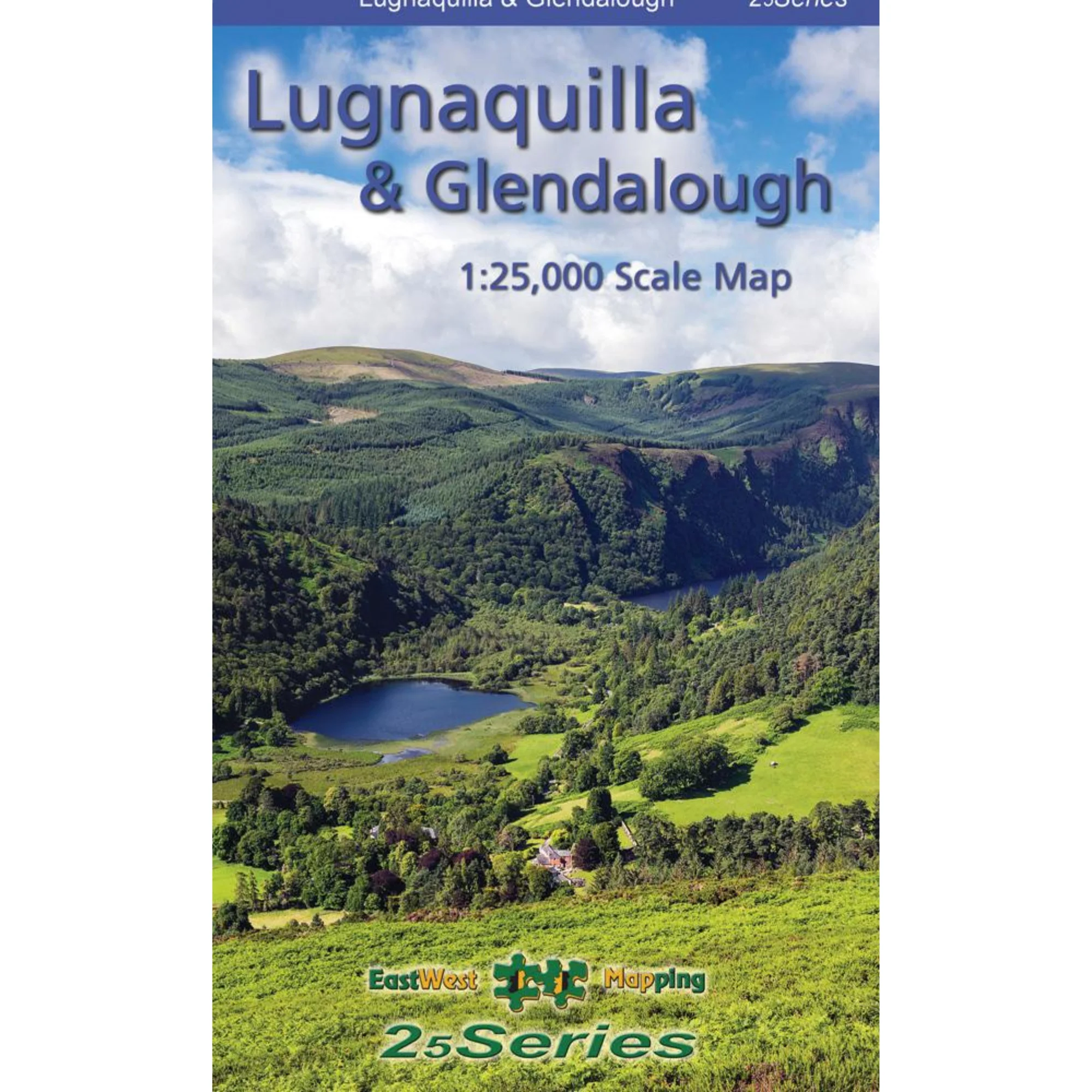 EastWest Mapping Lugnaquillla & Glendalough Laminated Waterproof Map (1:25,000)