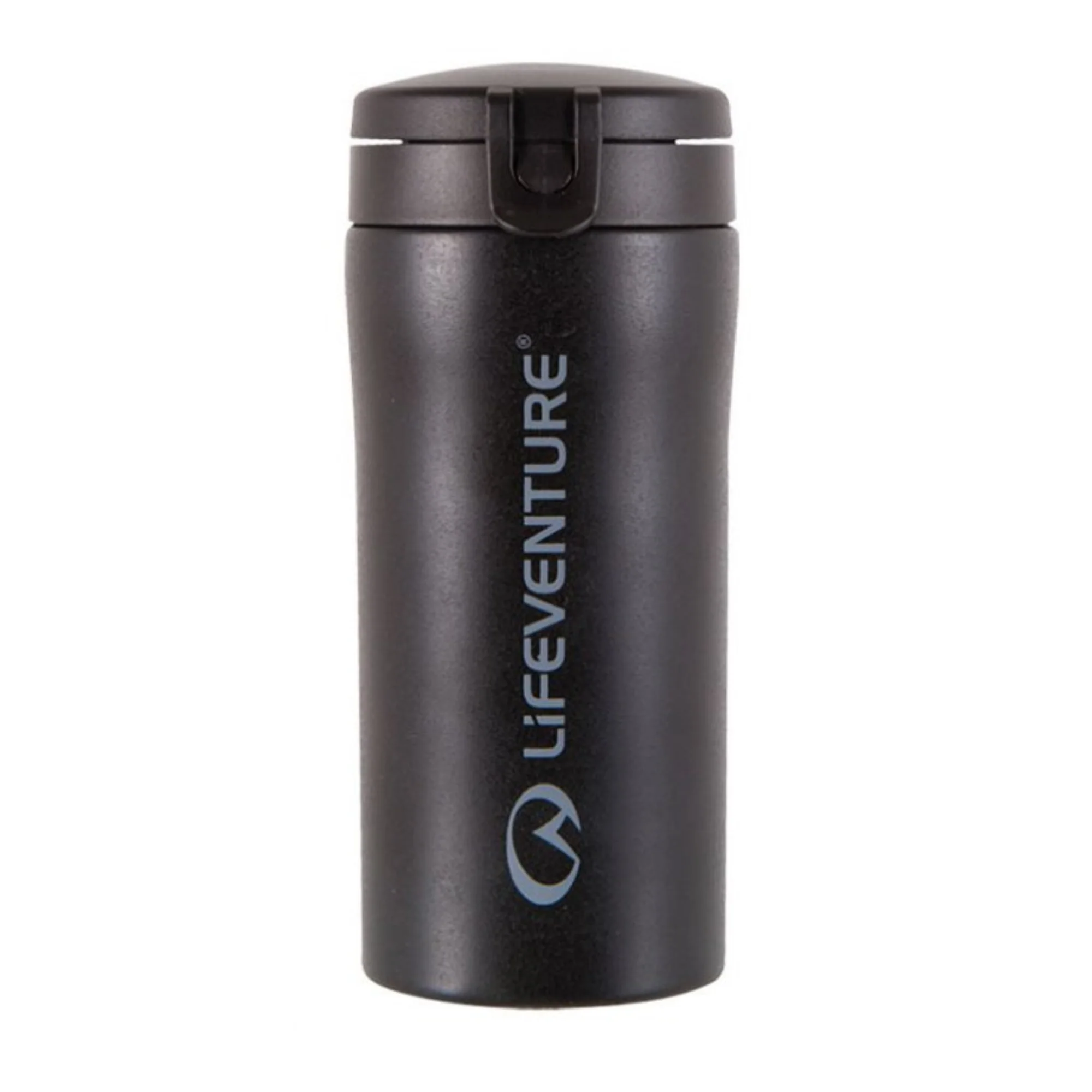 Lifeventure Flip Top Thermal 300ml Travel Mug (Black)