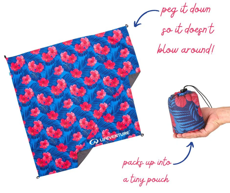 Lifeventure Packable Picnic Blanket (Oahu) - Image 2
