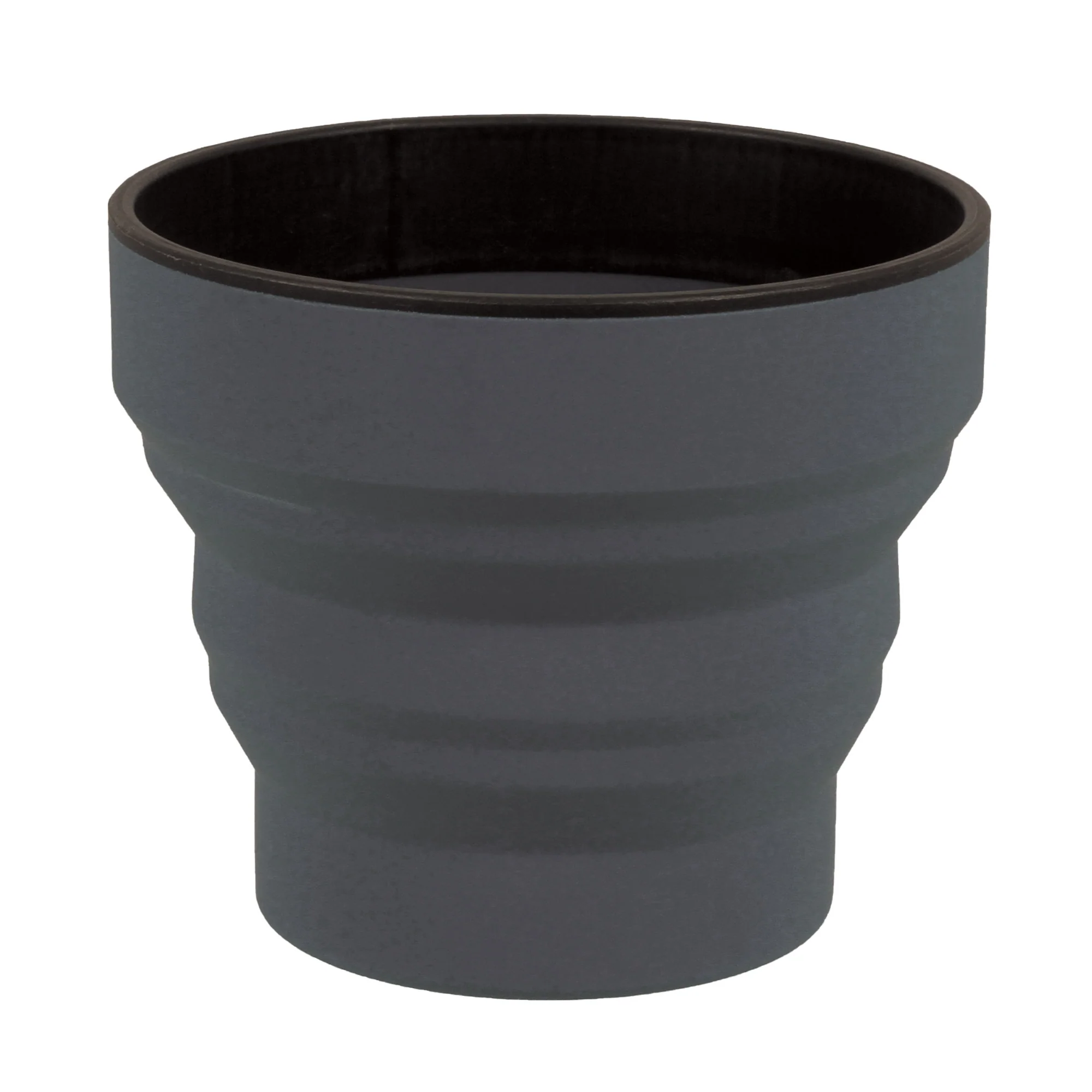 Lifeventure Ellipse Silicone 350ml Collapsible Cup (Graphite) - Image 2