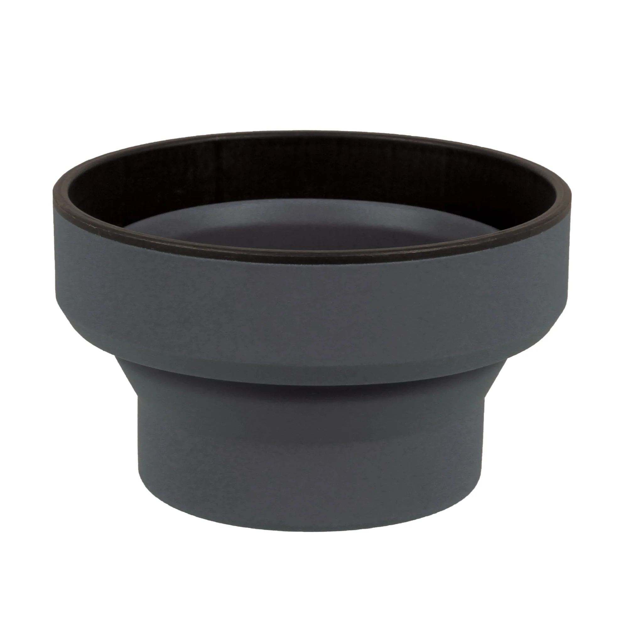 Lifeventure Ellipse Silicone 350ml Collapsible Cup (Graphite) - Image 3