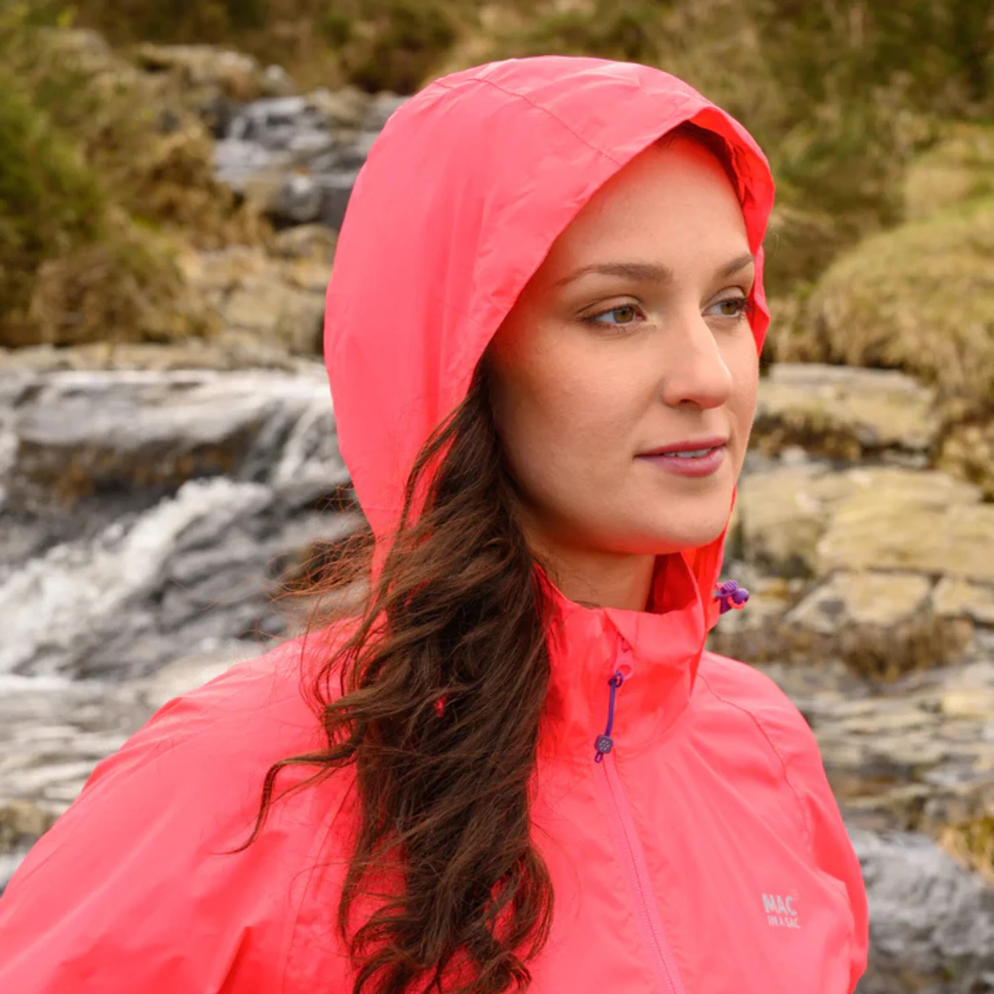 Mac In A Sac Unisex Origin 2 Waterproof Jacket (Neon Watermelon) - Image 10