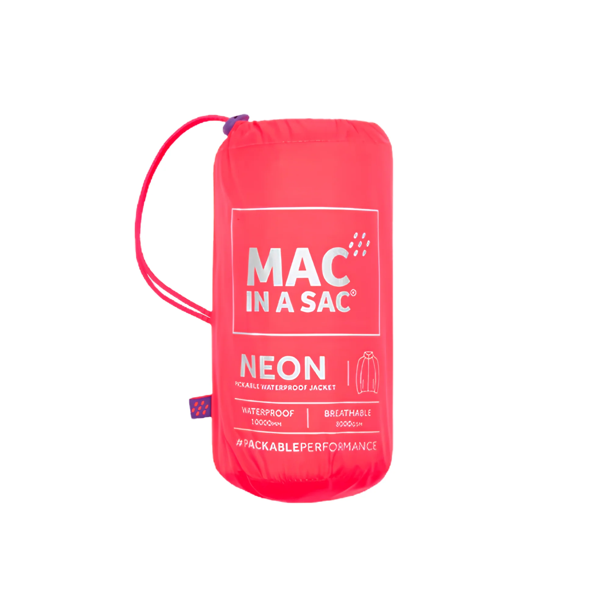 Mac In A Sac Unisex Origin 2 Waterproof Jacket (Neon Watermelon) - Image 15