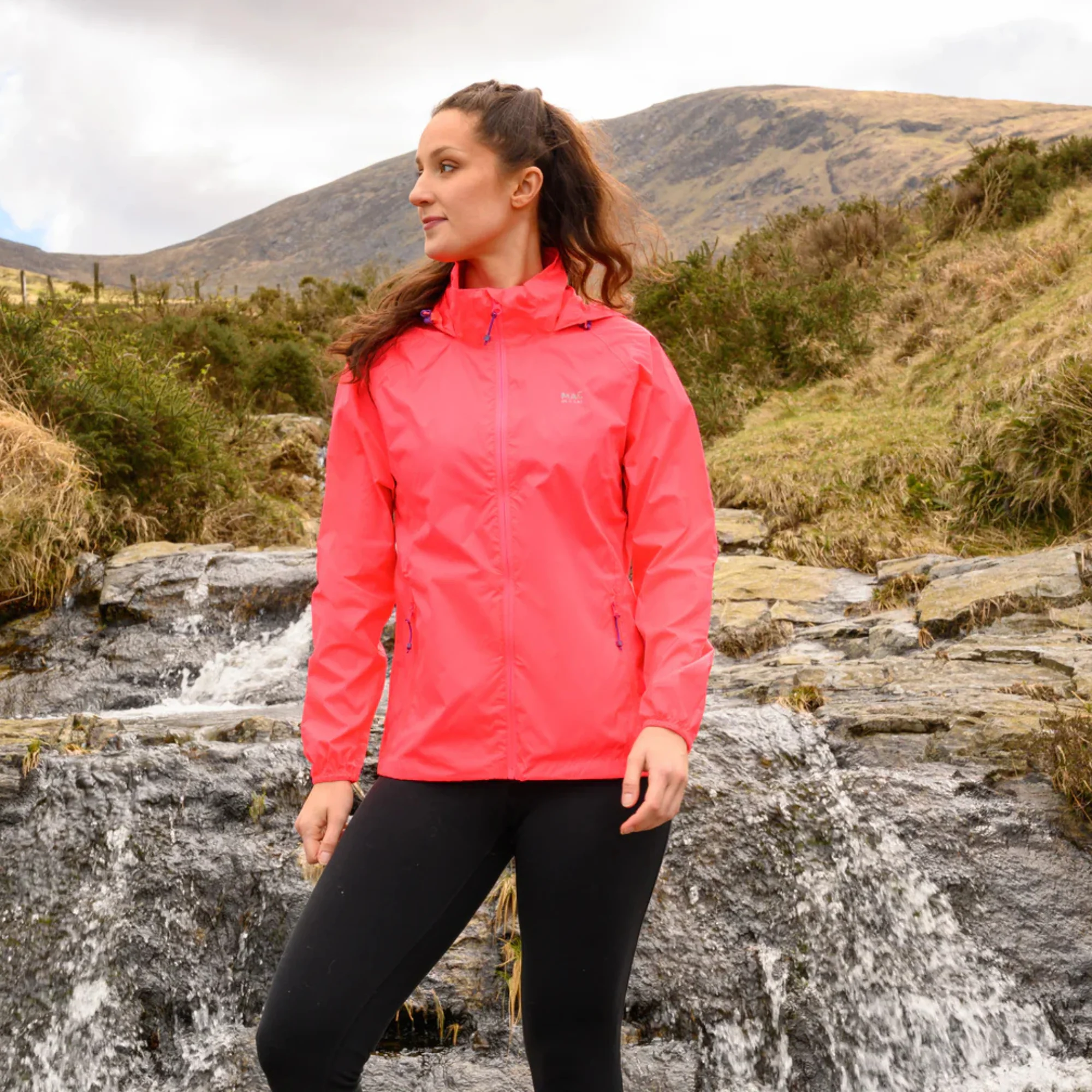 Mac In A Sac Unisex Origin 2 Waterproof Jacket (Neon Watermelon) - Image 7