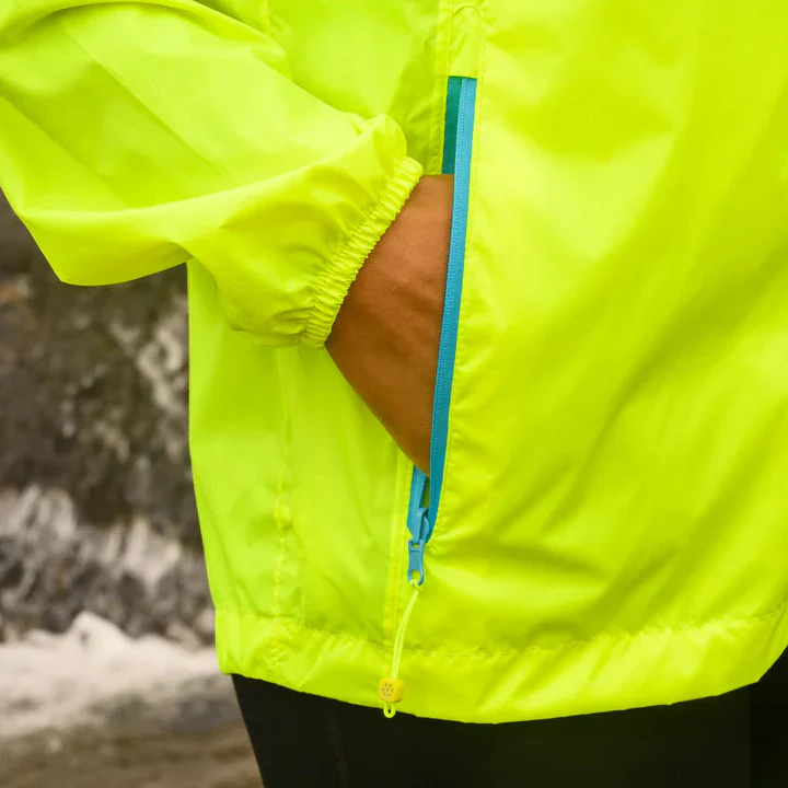Mac In A Sac Unisex Origin 2 Waterproof Jacket (Neon Yellow) - Image 6