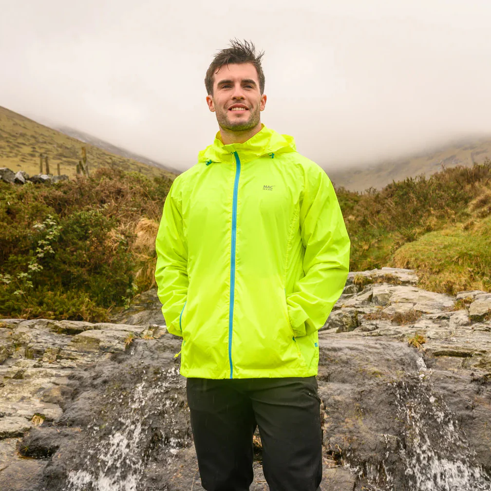 Mac In A Sac Unisex Origin 2 Waterproof Jacket (Neon Yellow) - Image 8