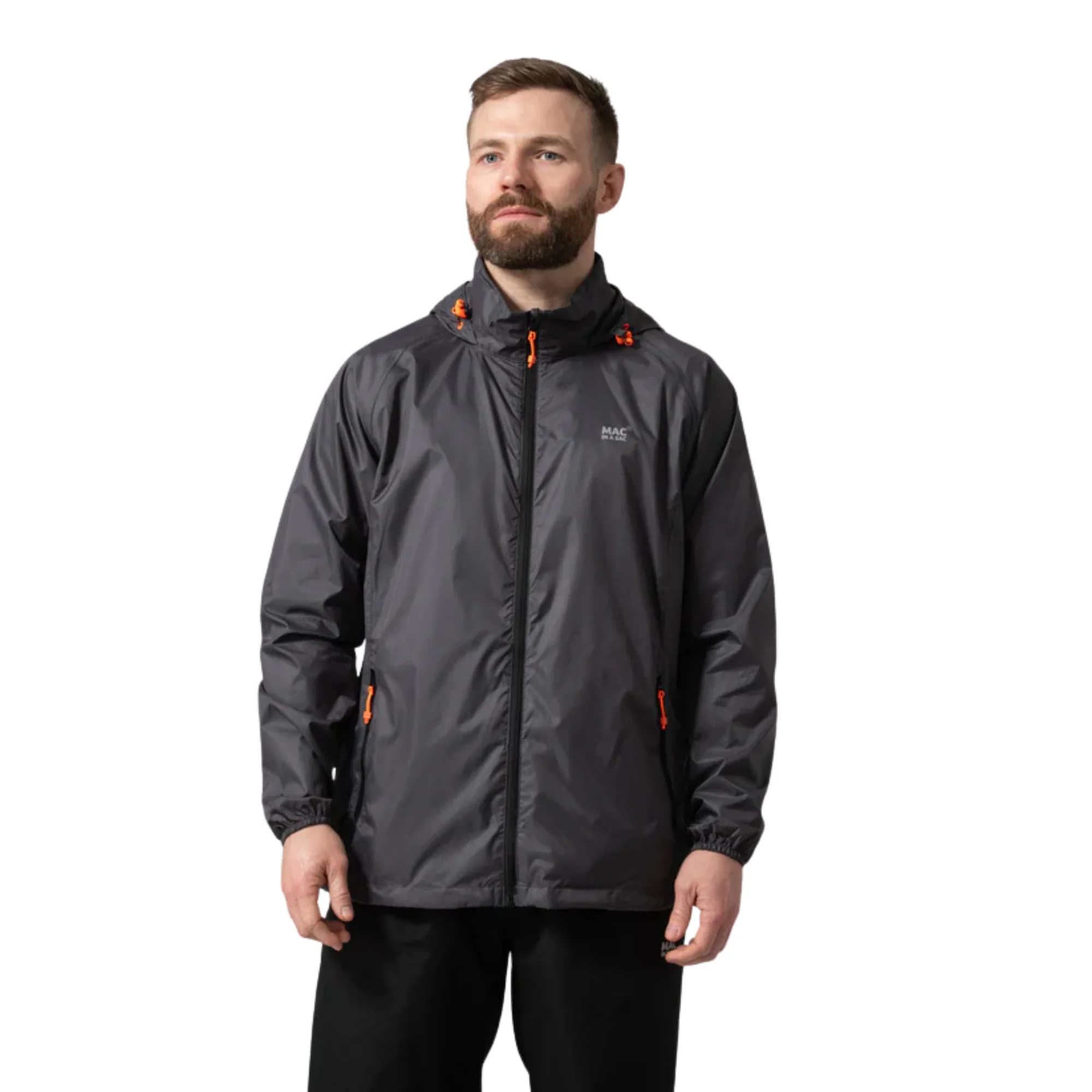 Mac In A Sac Unisex Origin 2 Waterproof Jacket (Charcoal)