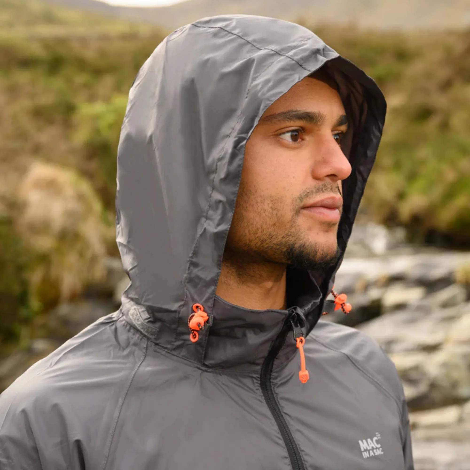 Mac In A Sac Unisex Origin 2 Waterproof Jacket (Charcoal) - Image 14