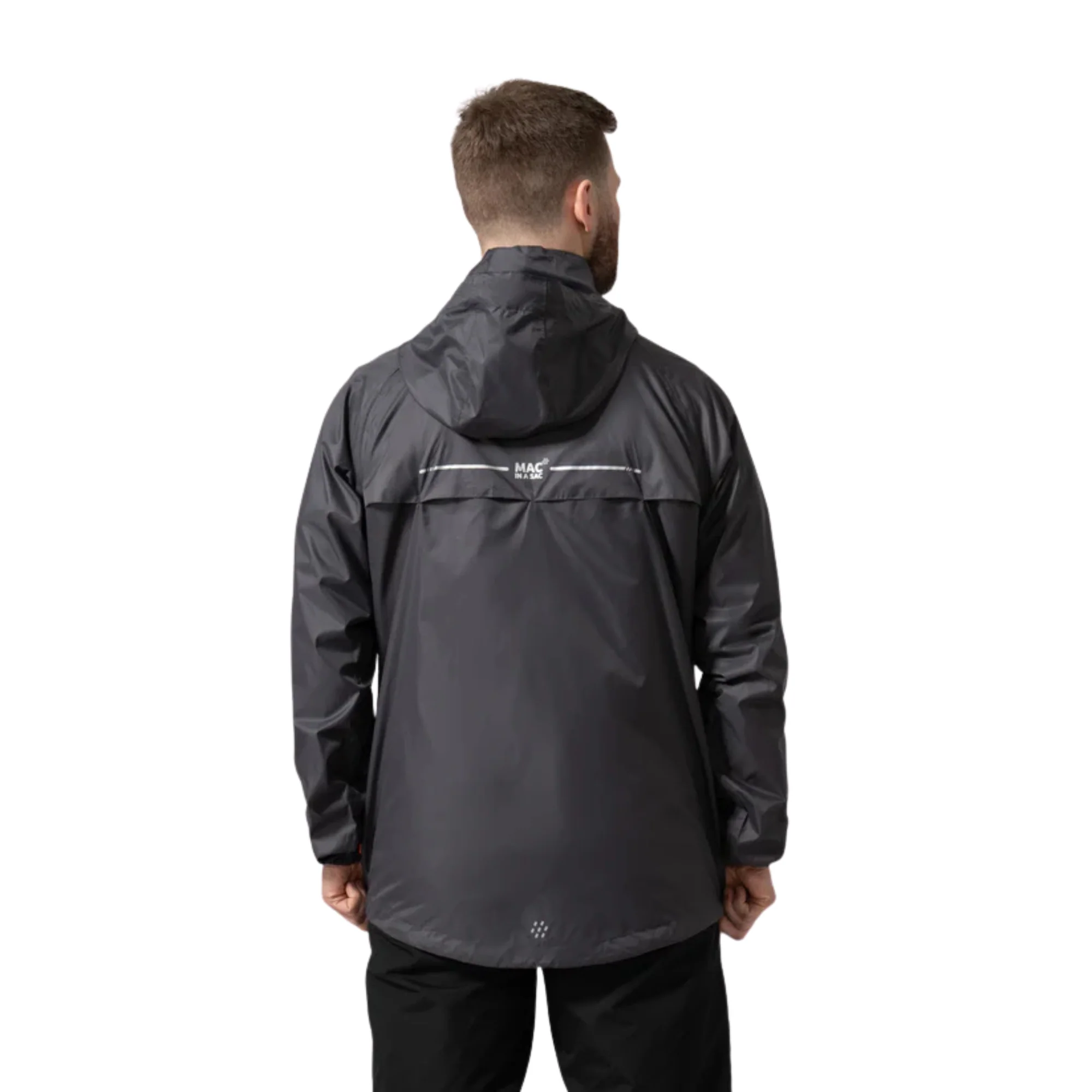 Mac In A Sac Unisex Origin 2 Waterproof Jacket (Charcoal) - Image 2