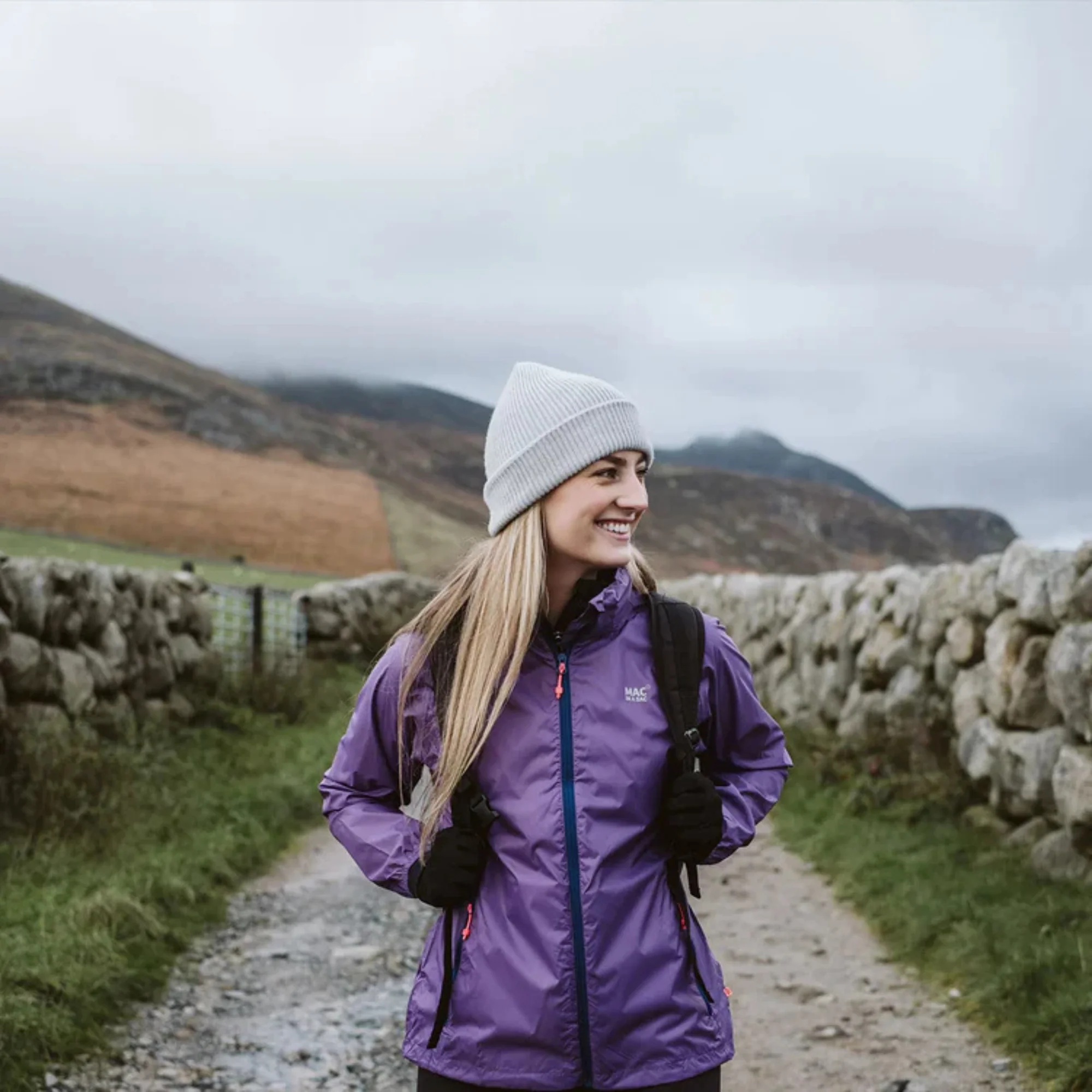 Mac In A Sac Unisex Origin 2 Waterproof Jacket (Purple) - Image 11