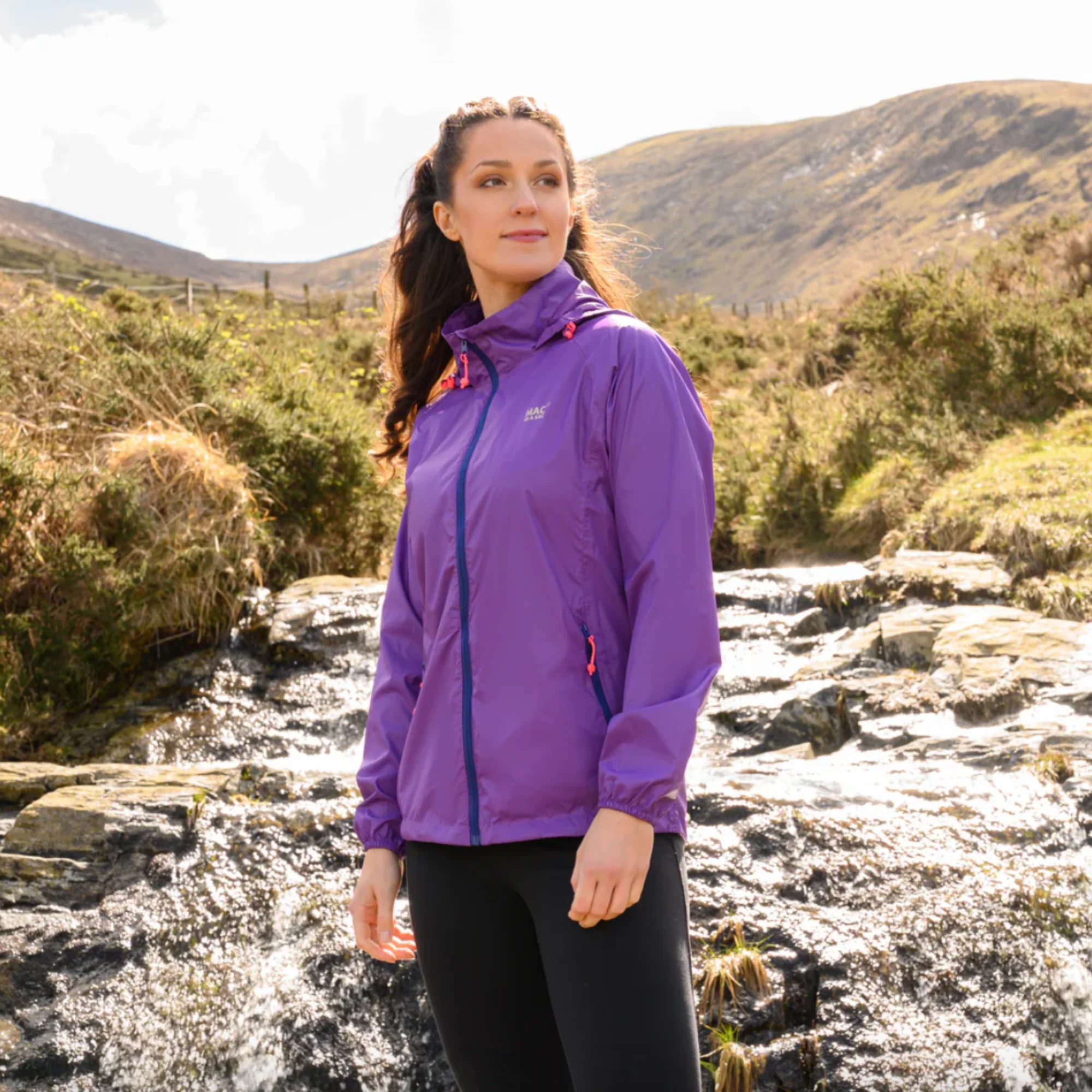 Mac In A Sac Unisex Origin 2 Waterproof Jacket (Purple) - Image 12