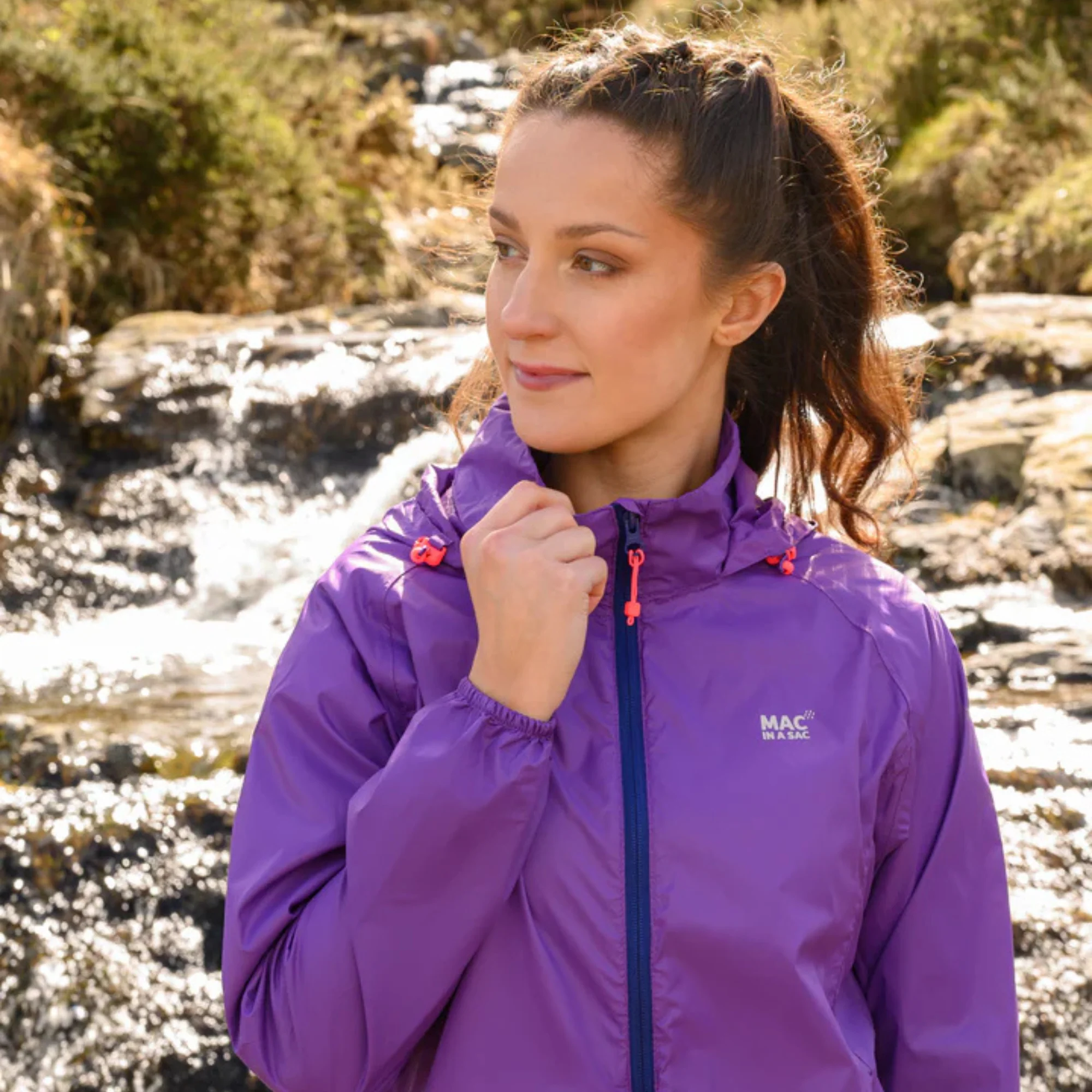 Mac In A Sac Unisex Origin 2 Waterproof Jacket (Purple) - Image 13