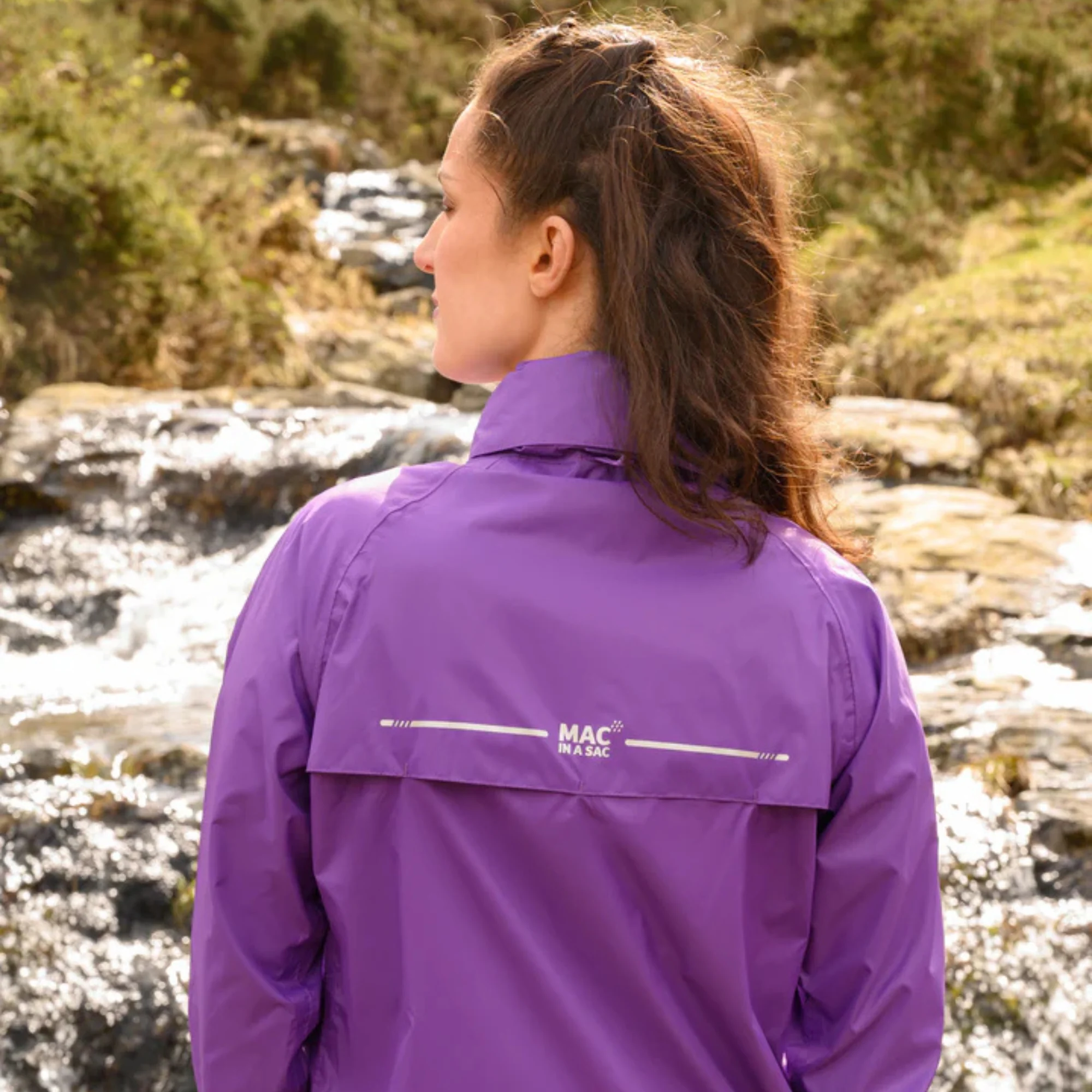 Mac In A Sac Unisex Origin 2 Waterproof Jacket (Purple) - Image 14