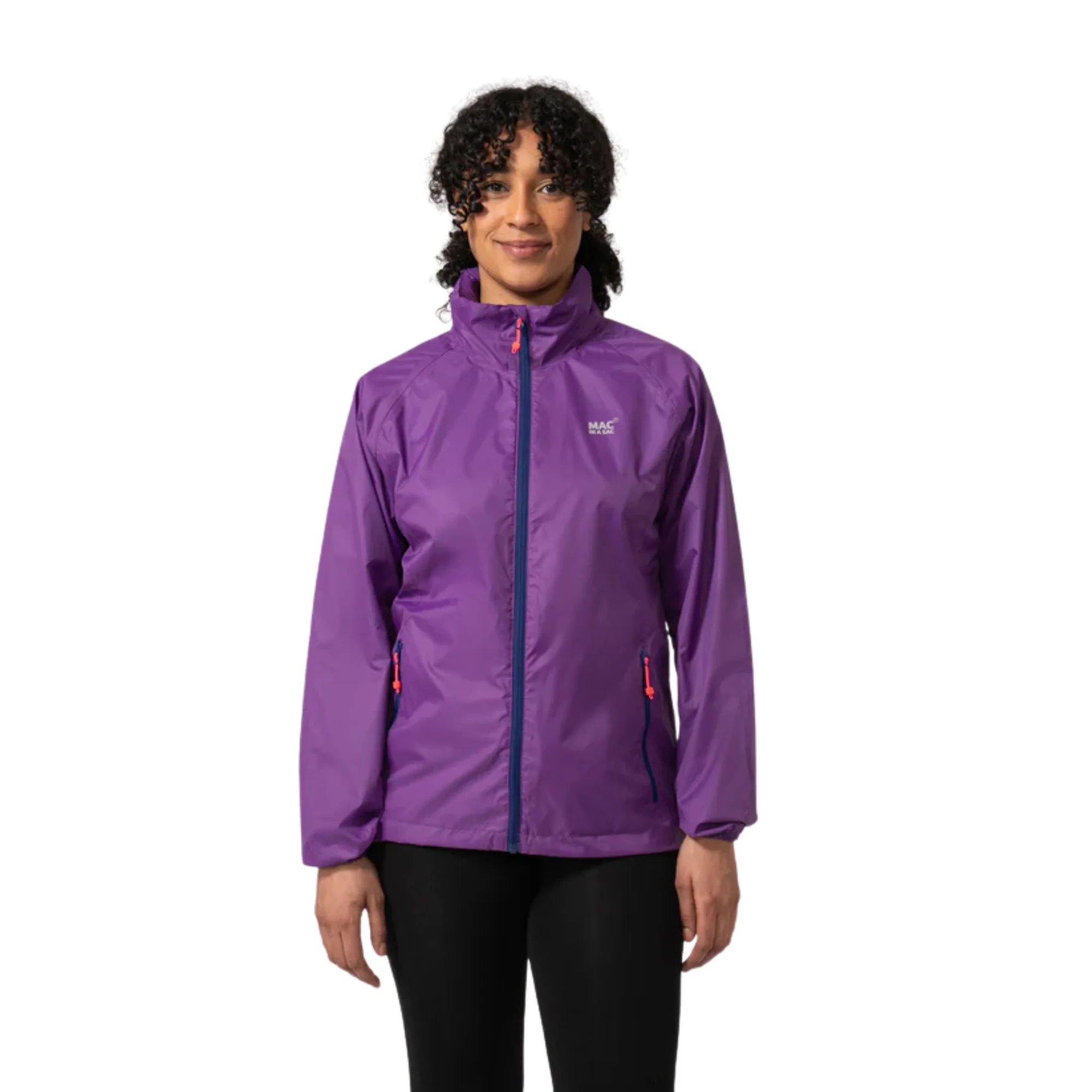 Mac In A Sac Unisex Origin 2 Waterproof Jacket (Purple) - Image 5