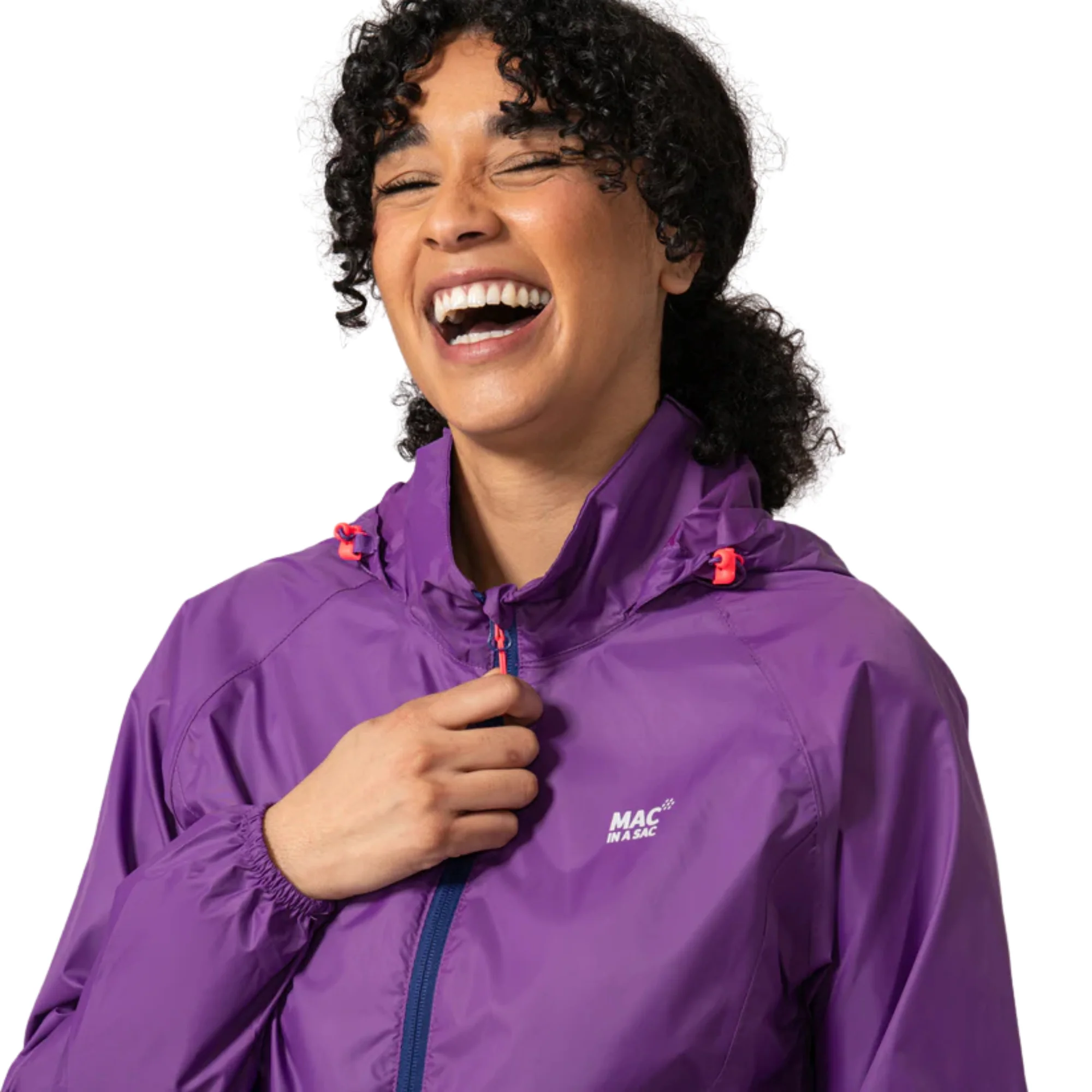 Mac In A Sac Unisex Origin 2 Waterproof Jacket (Purple) - Image 7