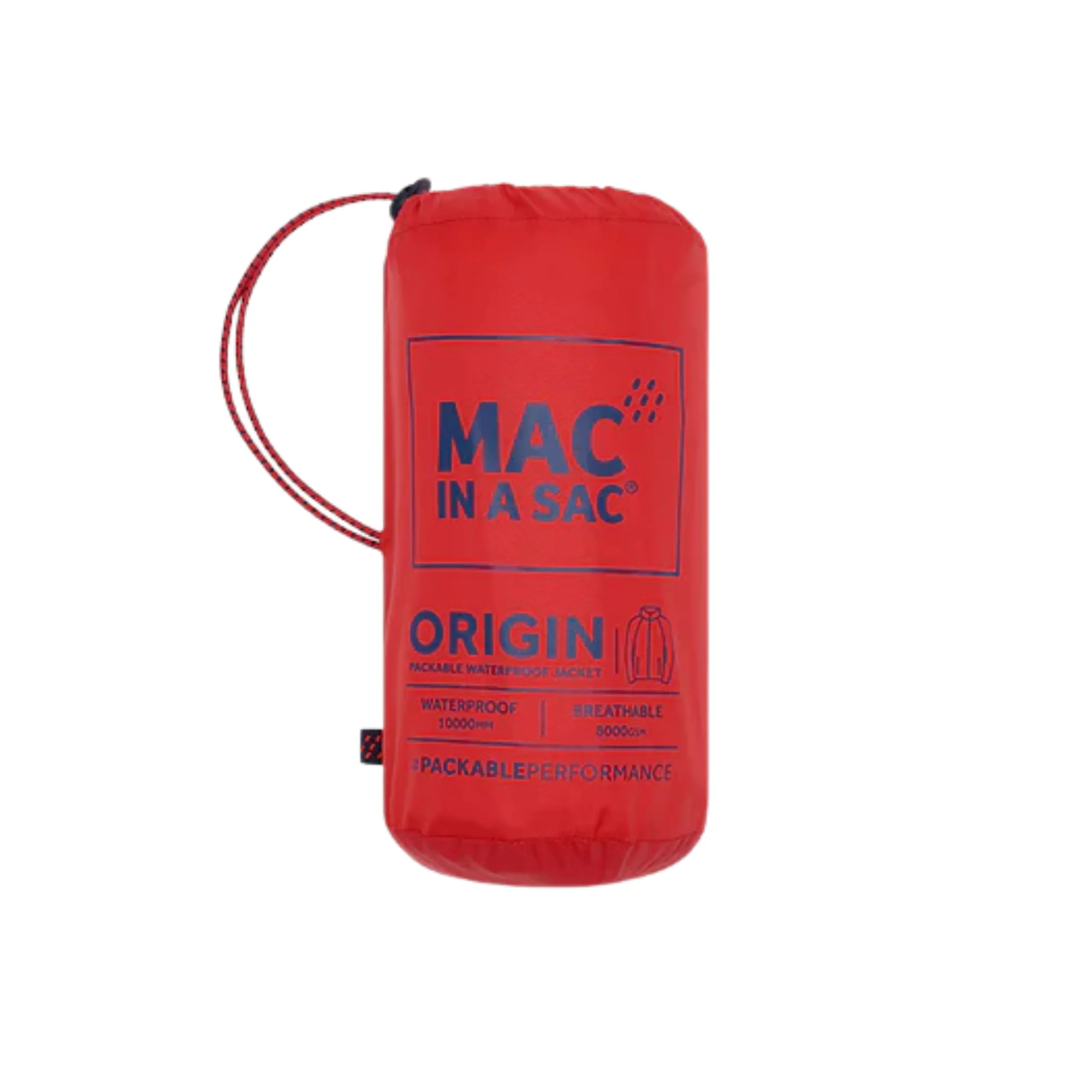 Mac In A Sac Unisex Origin 2 Waterproof Jacket (Red) - Image 12