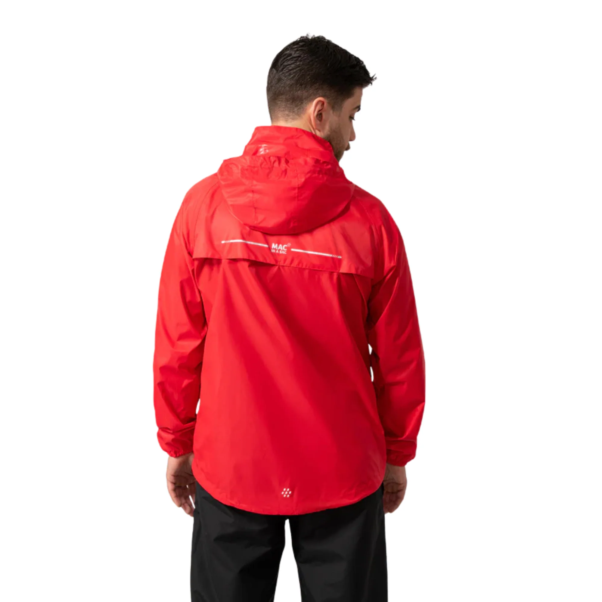 Mac In A Sac Unisex Origin 2 Waterproof Jacket (Red) - Image 2