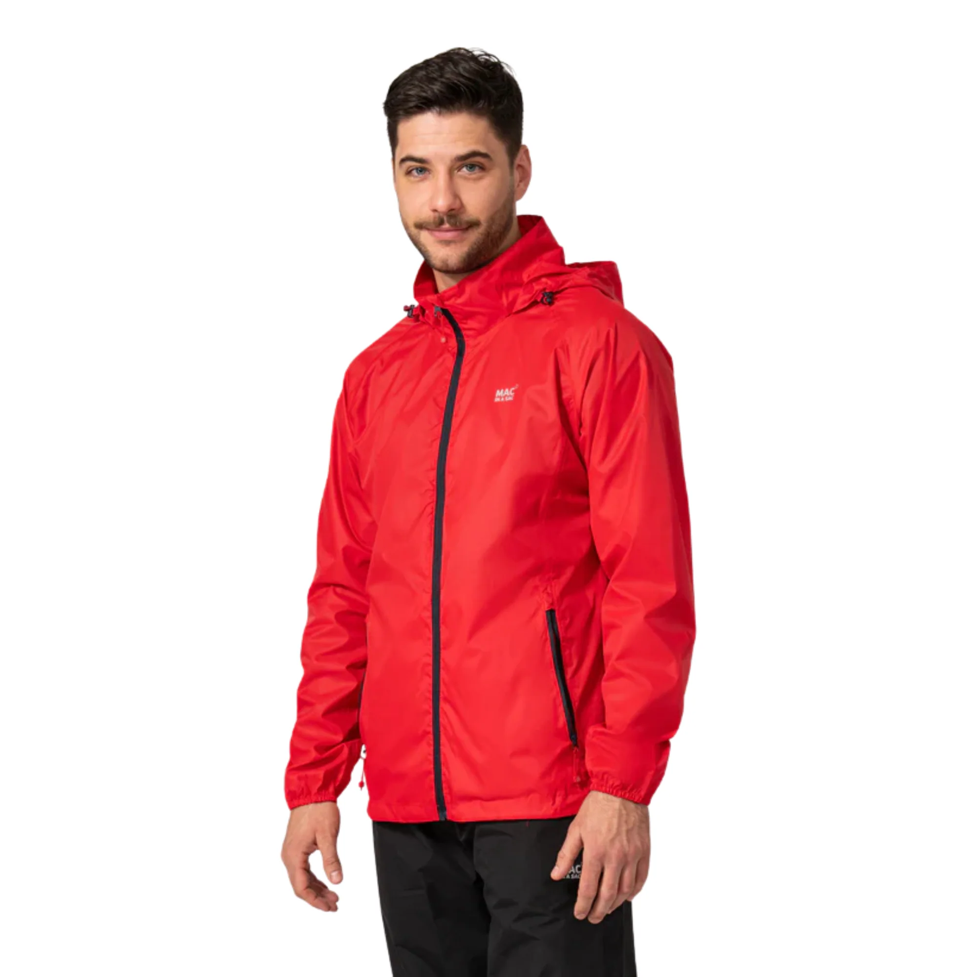 Mac In A Sac Unisex Origin 2 Waterproof Jacket (Red) - Image 3