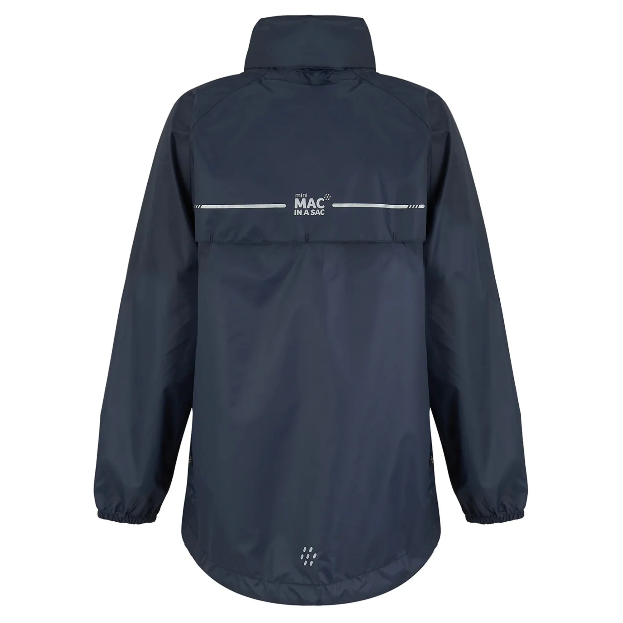Mac In A Sac Kids Origin 2 Waterproof Jacket (Navy)(Ages 2-13) - Image 8