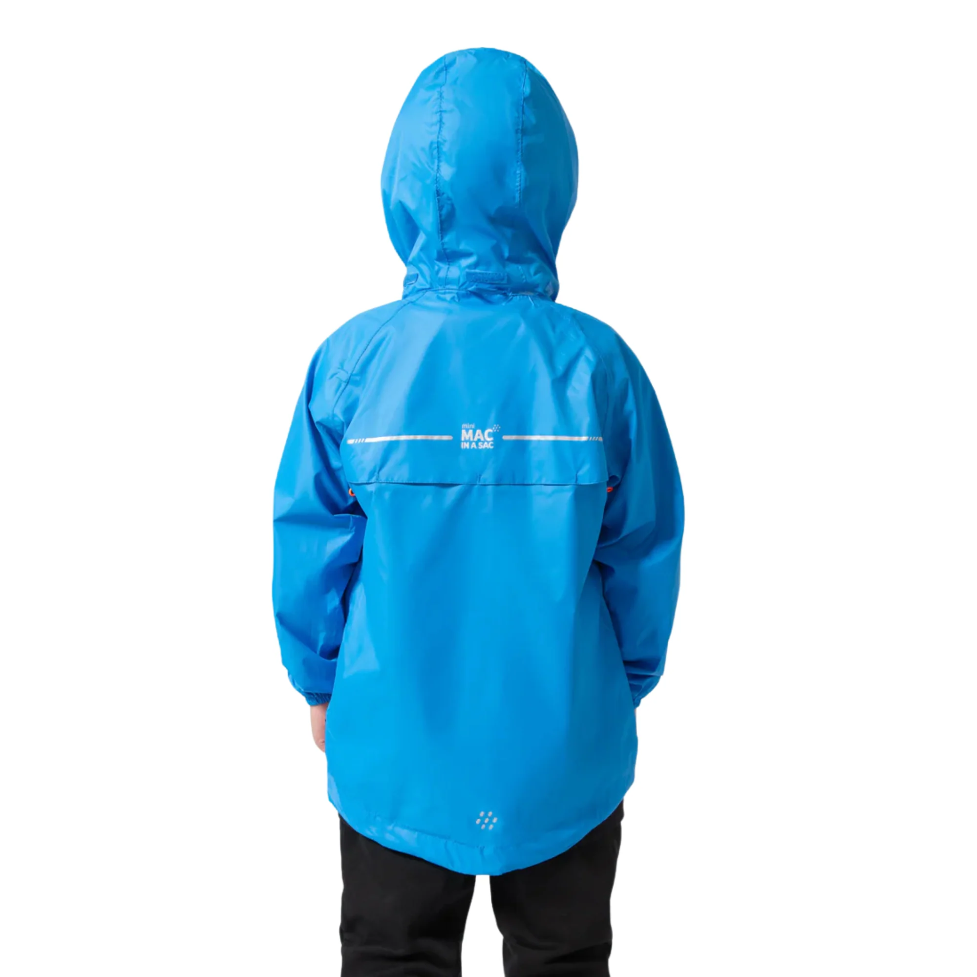 Mac In A Sac Kids Origin 2 Waterproof Jacket (Ocean Blue)(Ages 2-13) - Image 3
