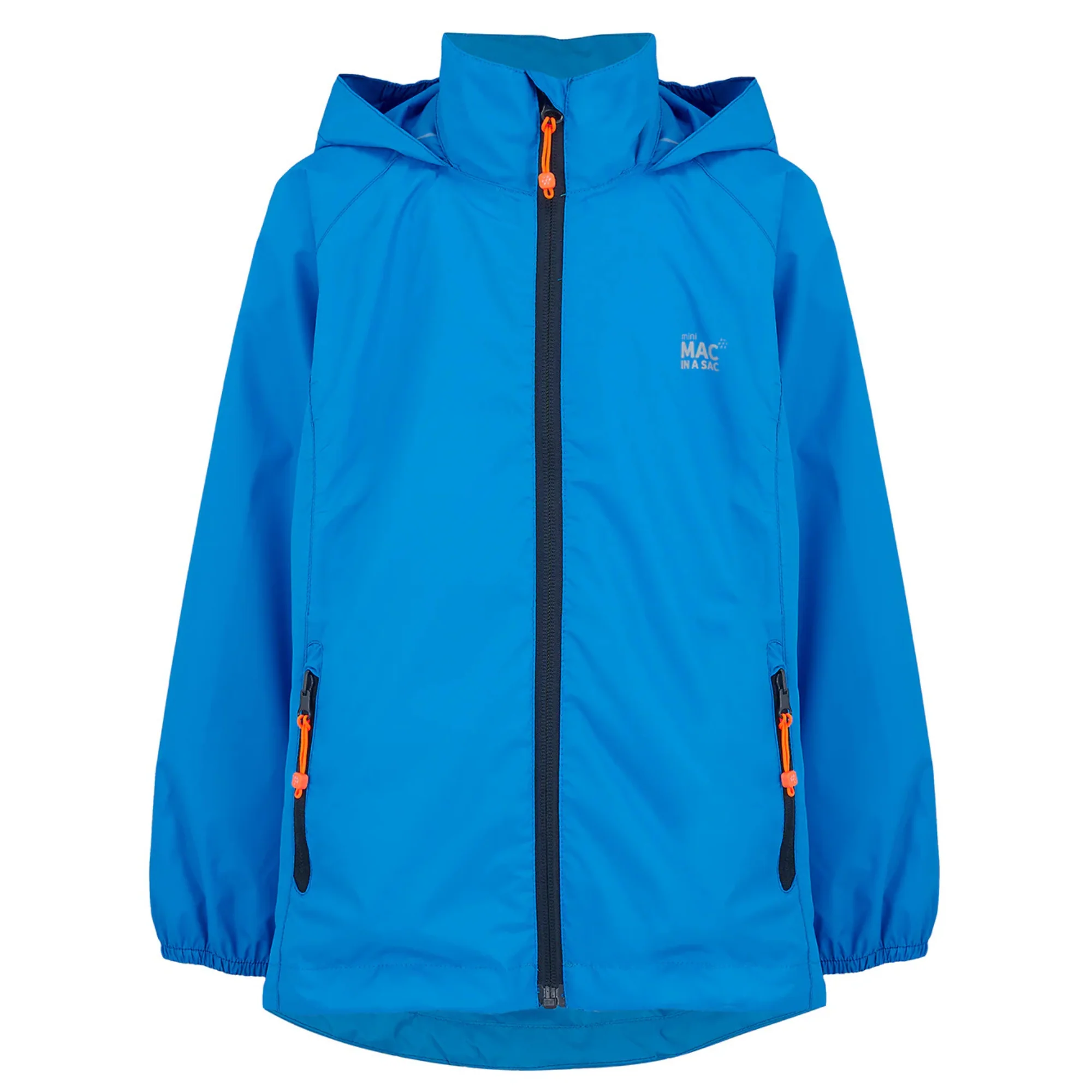 Mac In A Sac Kids Origin 2 Waterproof Jacket (Ocean Blue)(Ages 2-13) - Image 7