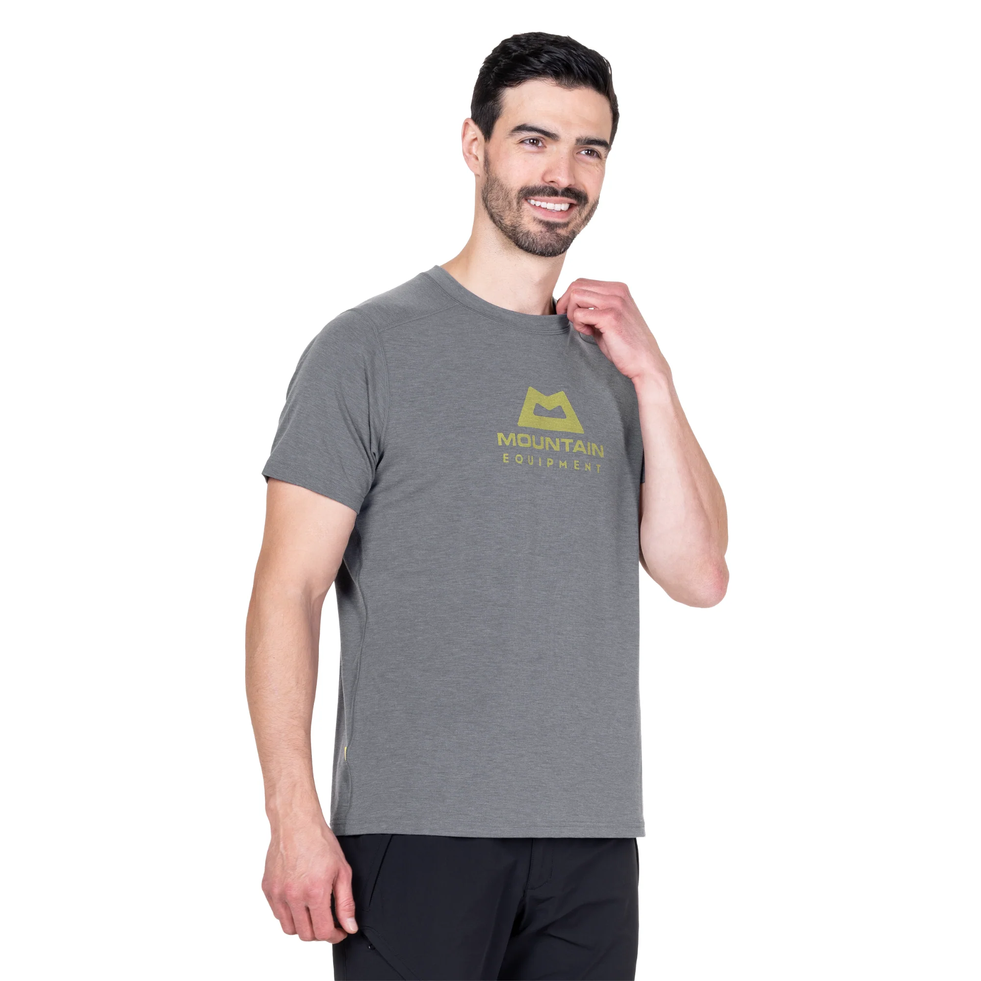 Mountain Equipment Men's Headpoint Emblem Technical Tee (Flint Grey)