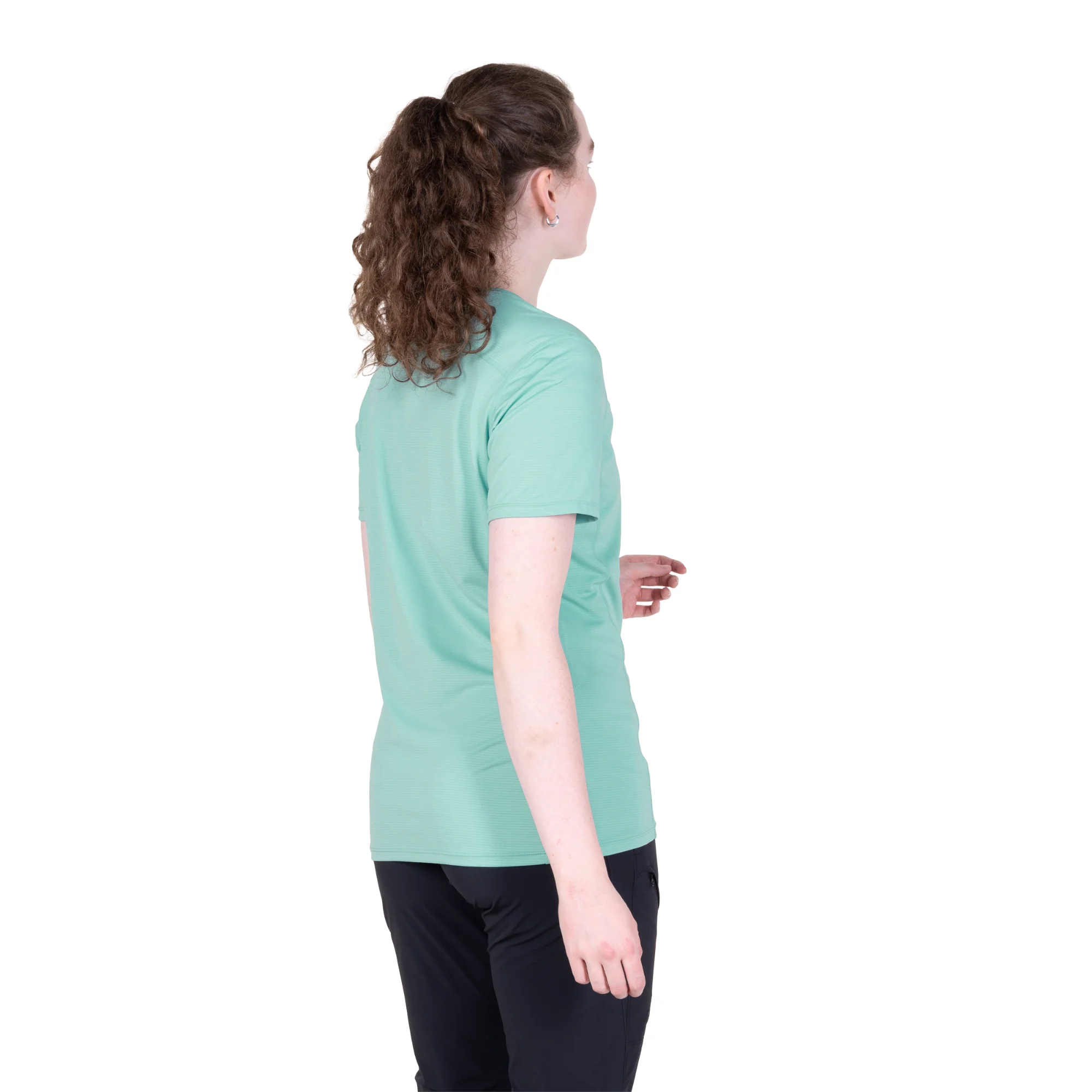 Mountain Equipment Women's Tempi Short Sleeve Technical Tee (Aqua) - Image 3