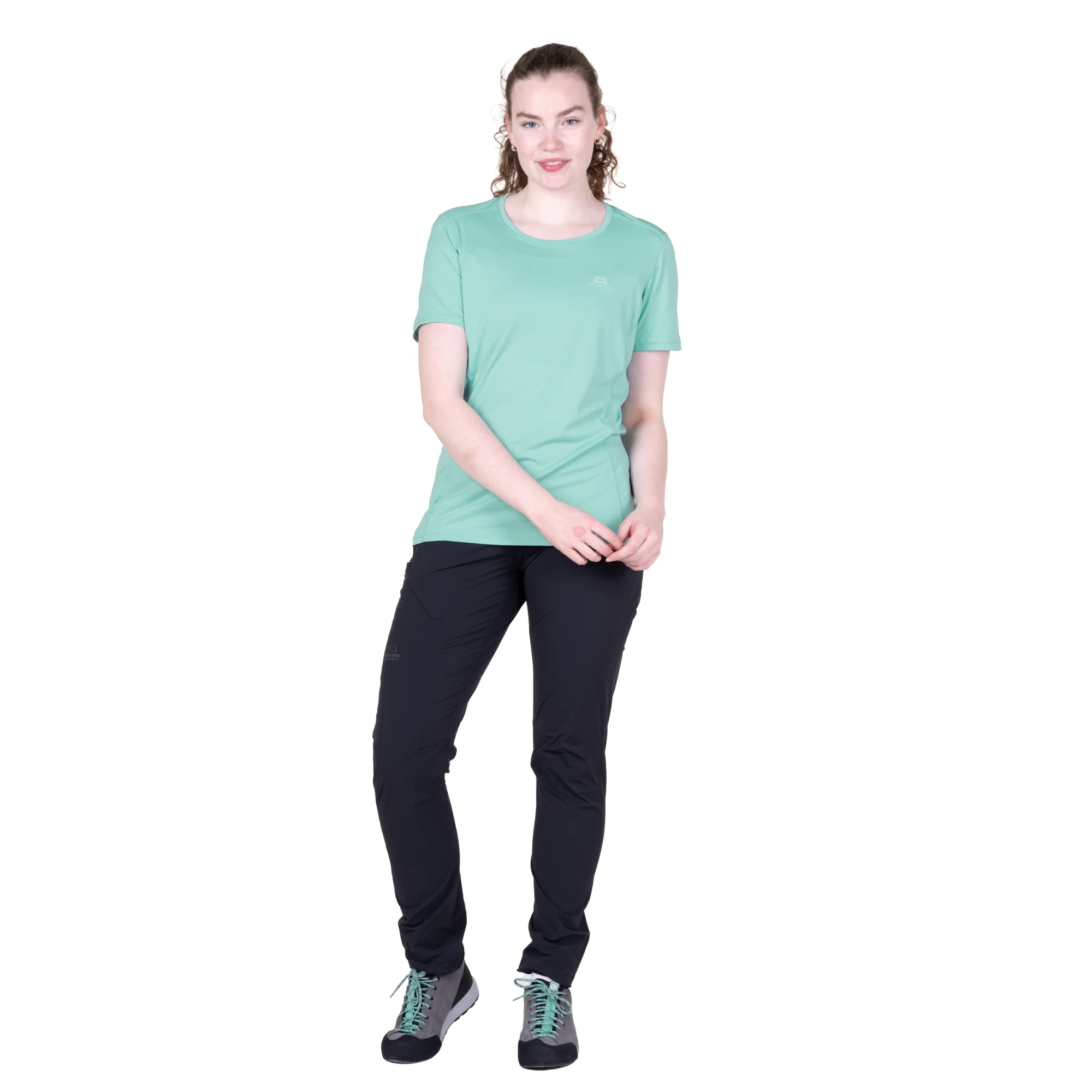 Mountain Equipment Women's Tempi Short Sleeve Technical Tee (Aqua) - Image 4
