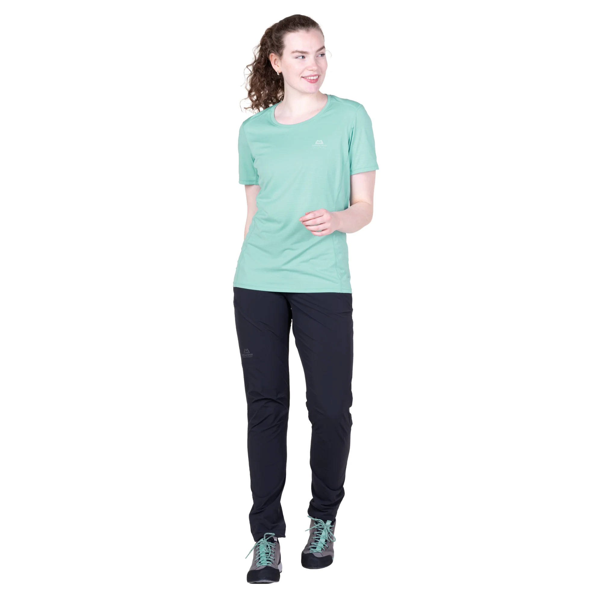 Mountain Equipment Women's Tempi Short Sleeve Technical Tee (Aqua) - Image 5